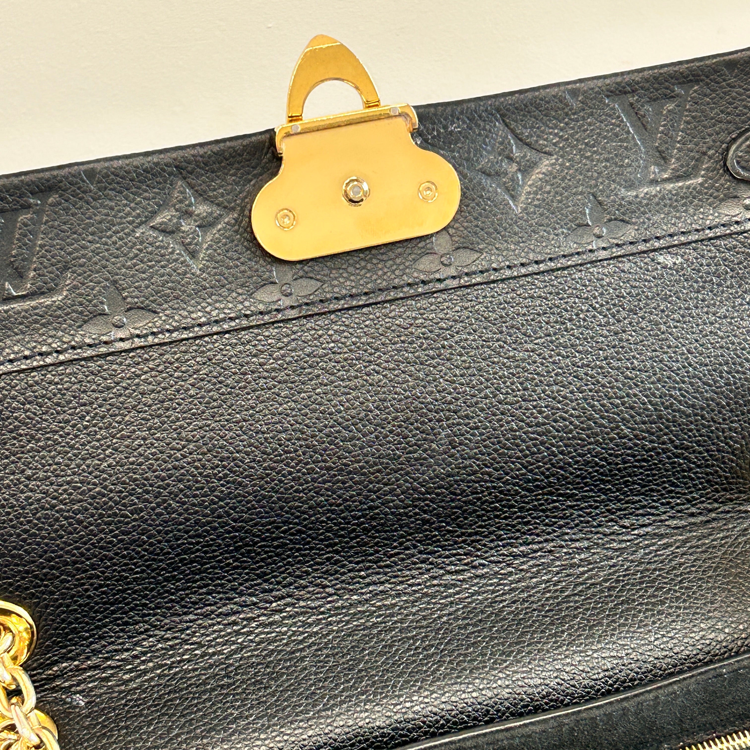 Black Monogram Vavin PM w/GHW