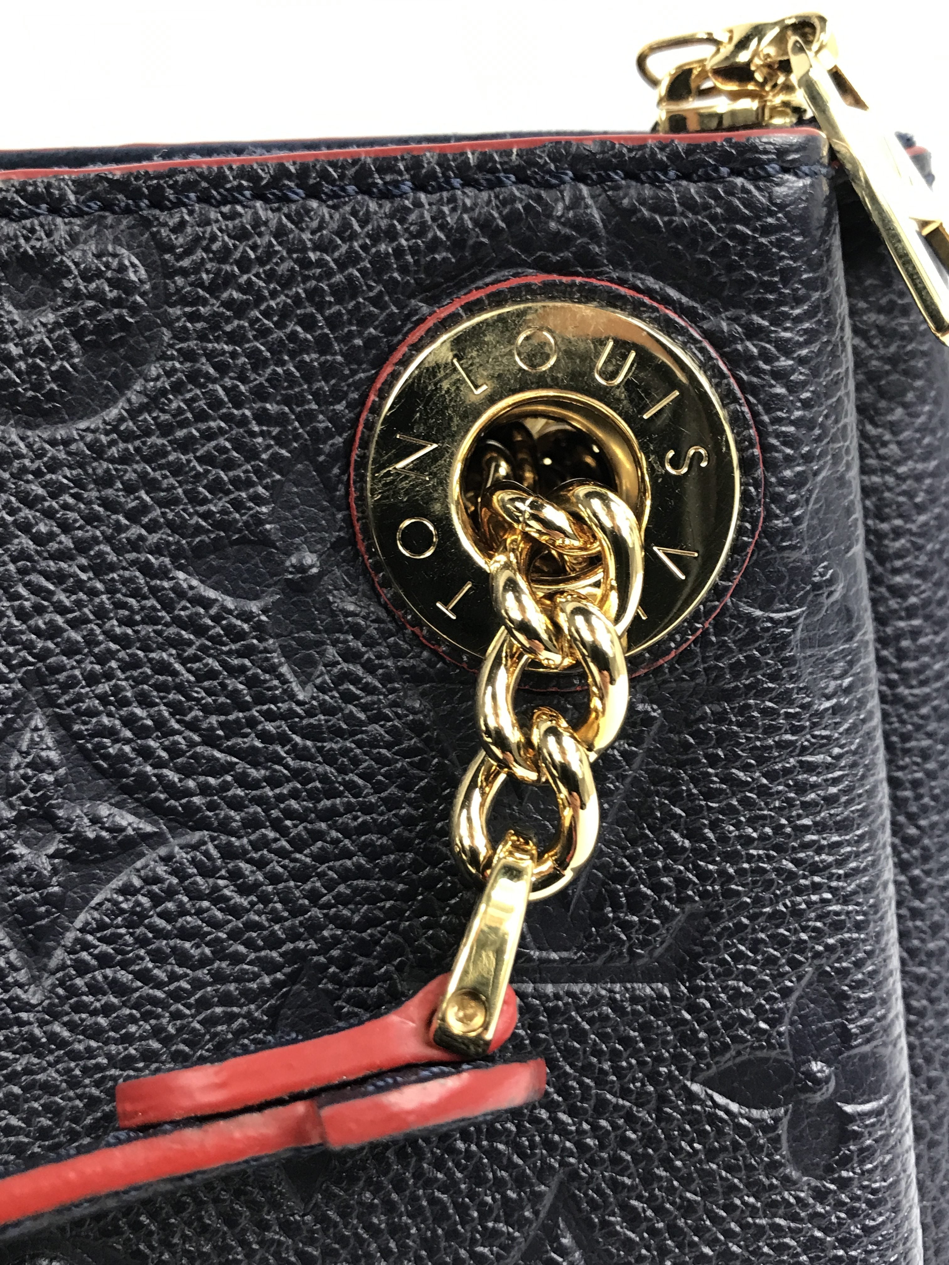 Navy/ Red Empreinte Surene BB Bag w/GHW