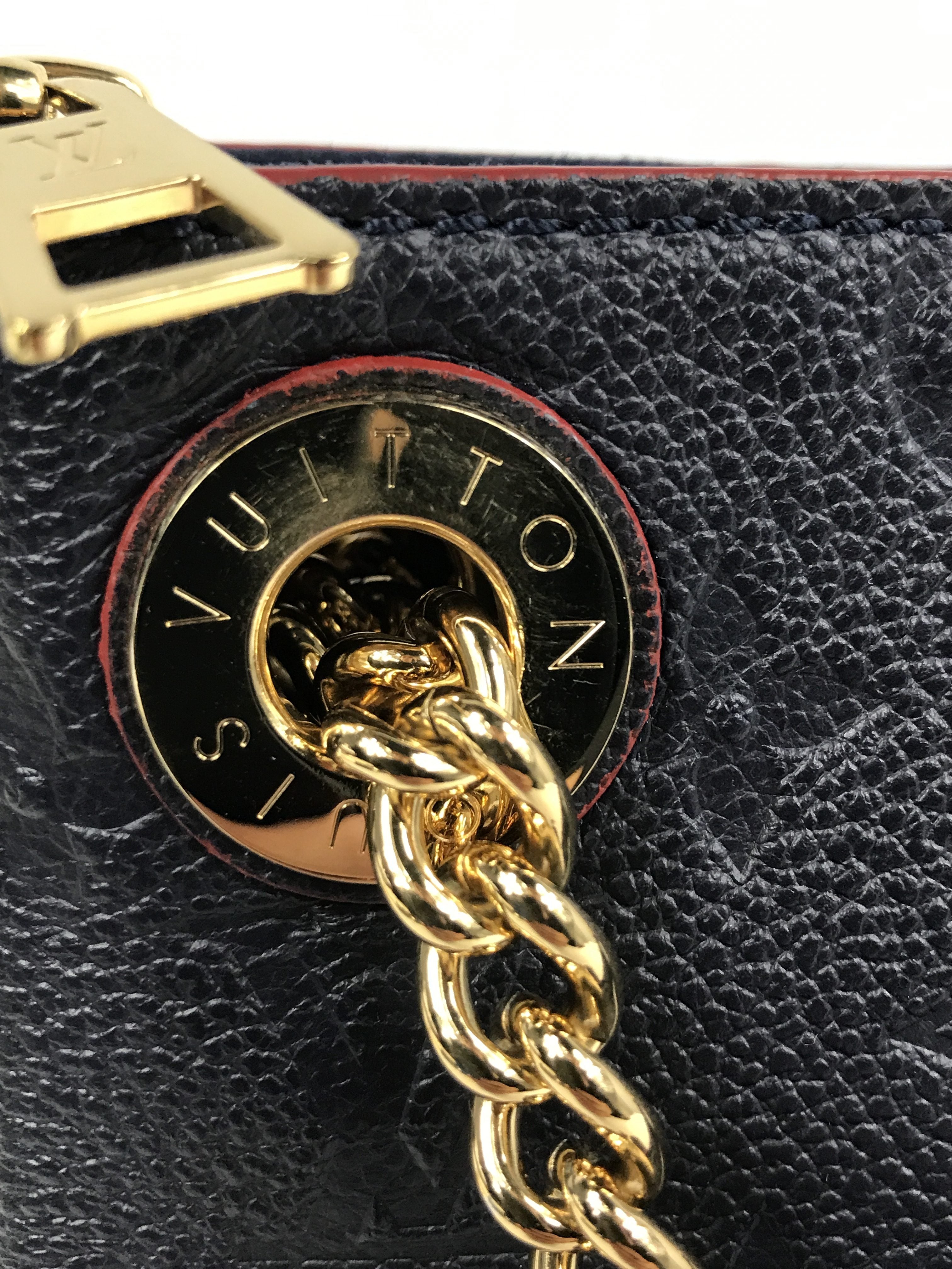 Navy/ Red Empreinte Surene BB Bag w/GHW