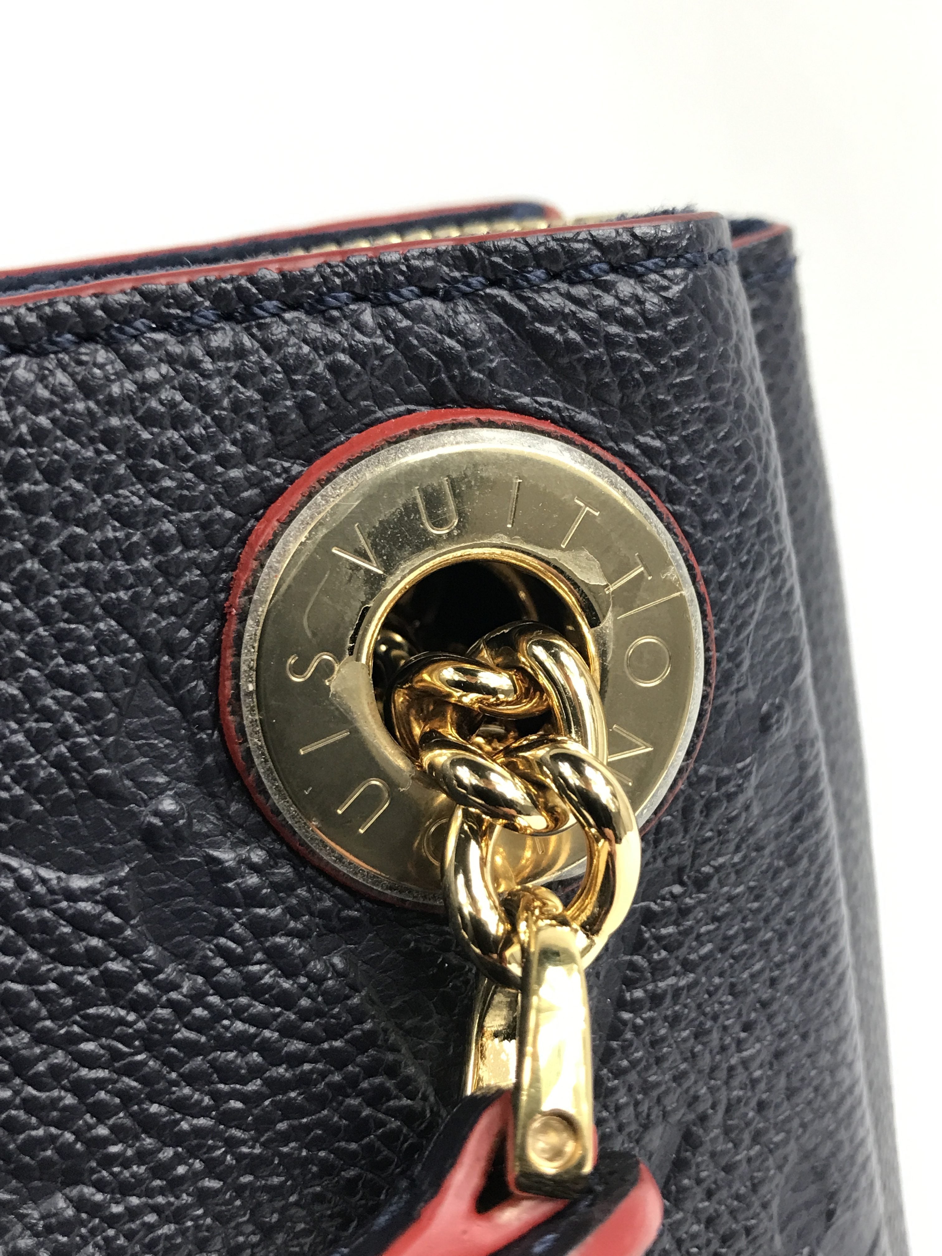 Navy/ Red Empreinte Surene BB Bag w/GHW