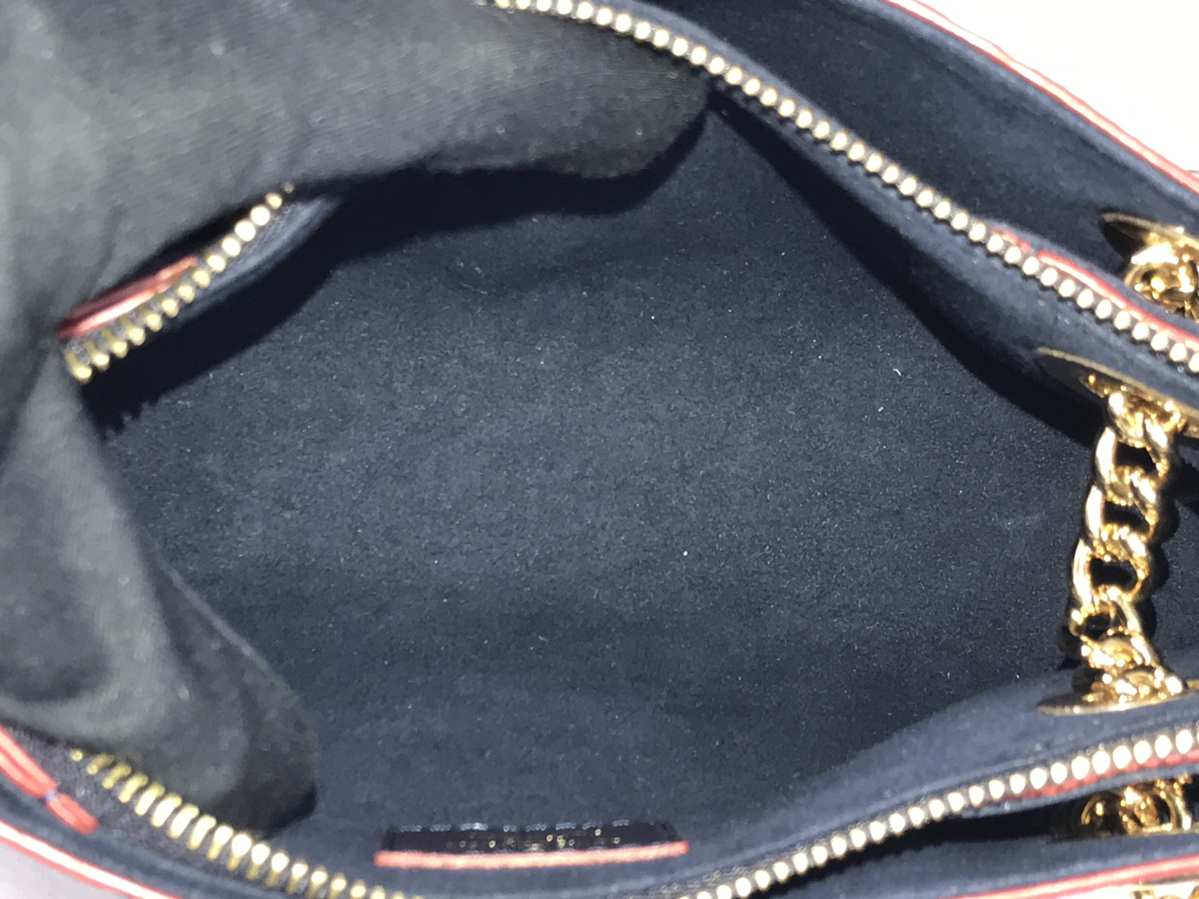 Navy/ Red Empreinte Surene BB Bag w/GHW