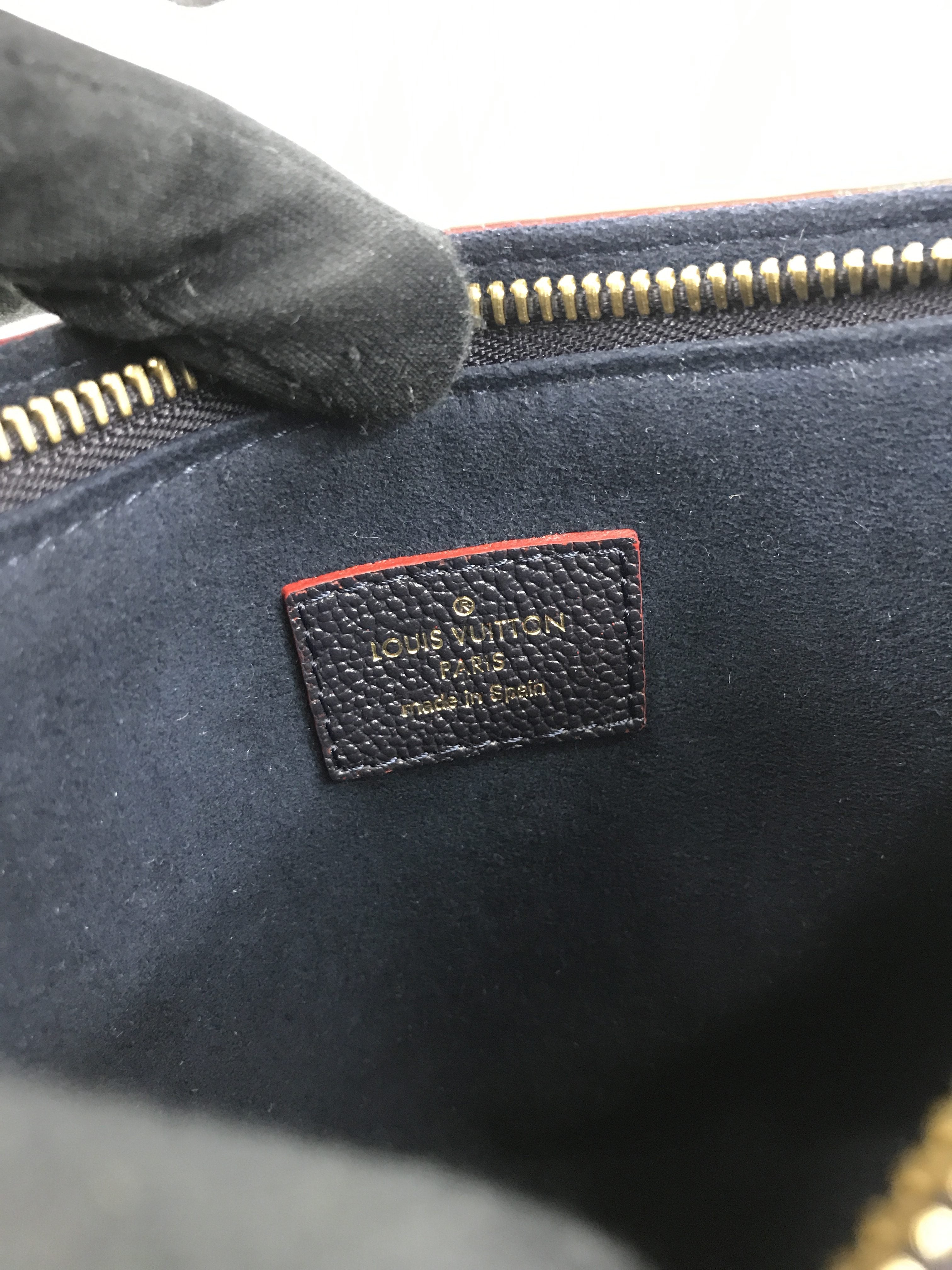 Navy/ Red Empreinte Surene BB Bag w/GHW