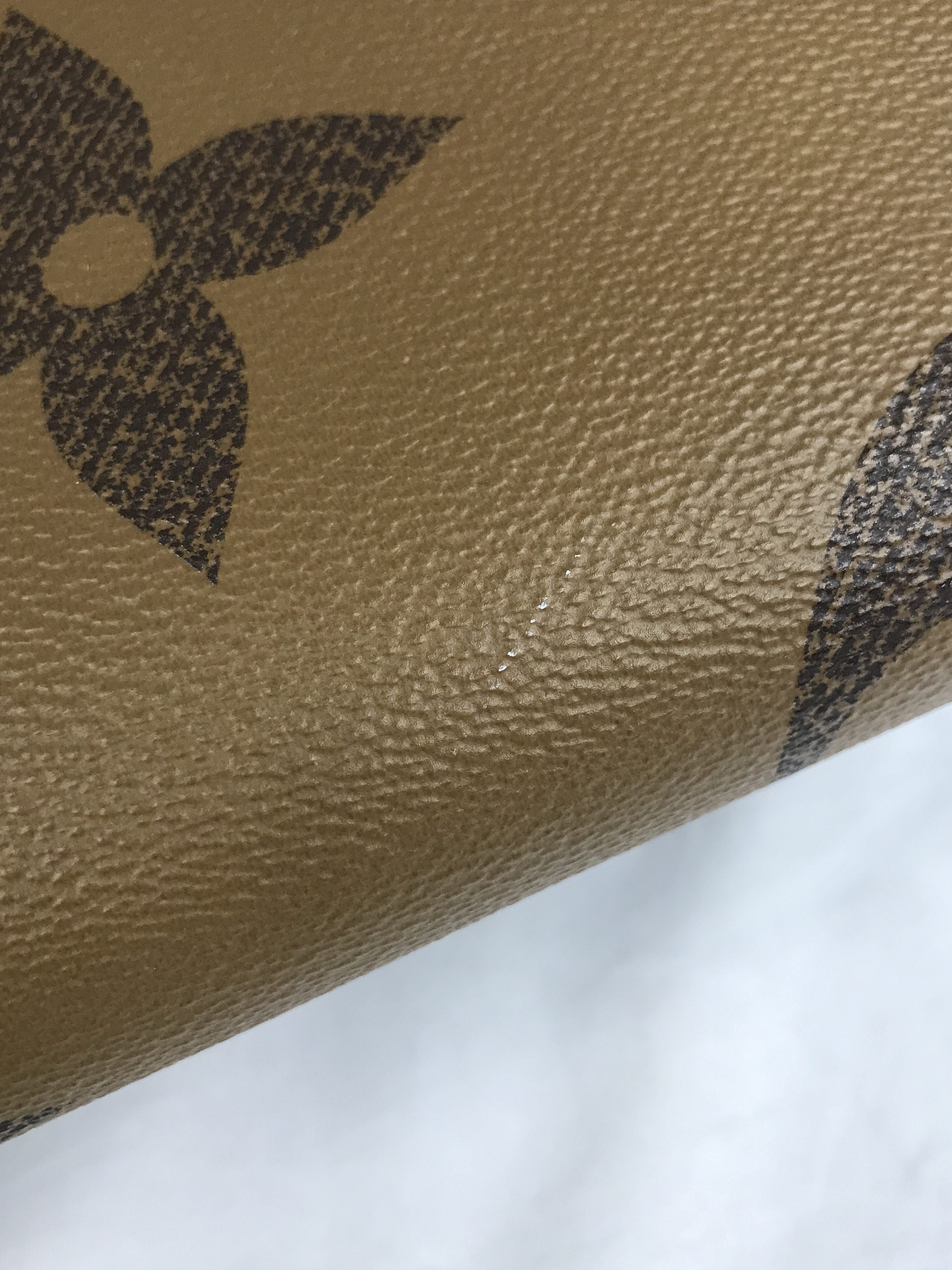 Brown Monogram Reverse Canvas OnTheGo GM Tote Bag W/GHW