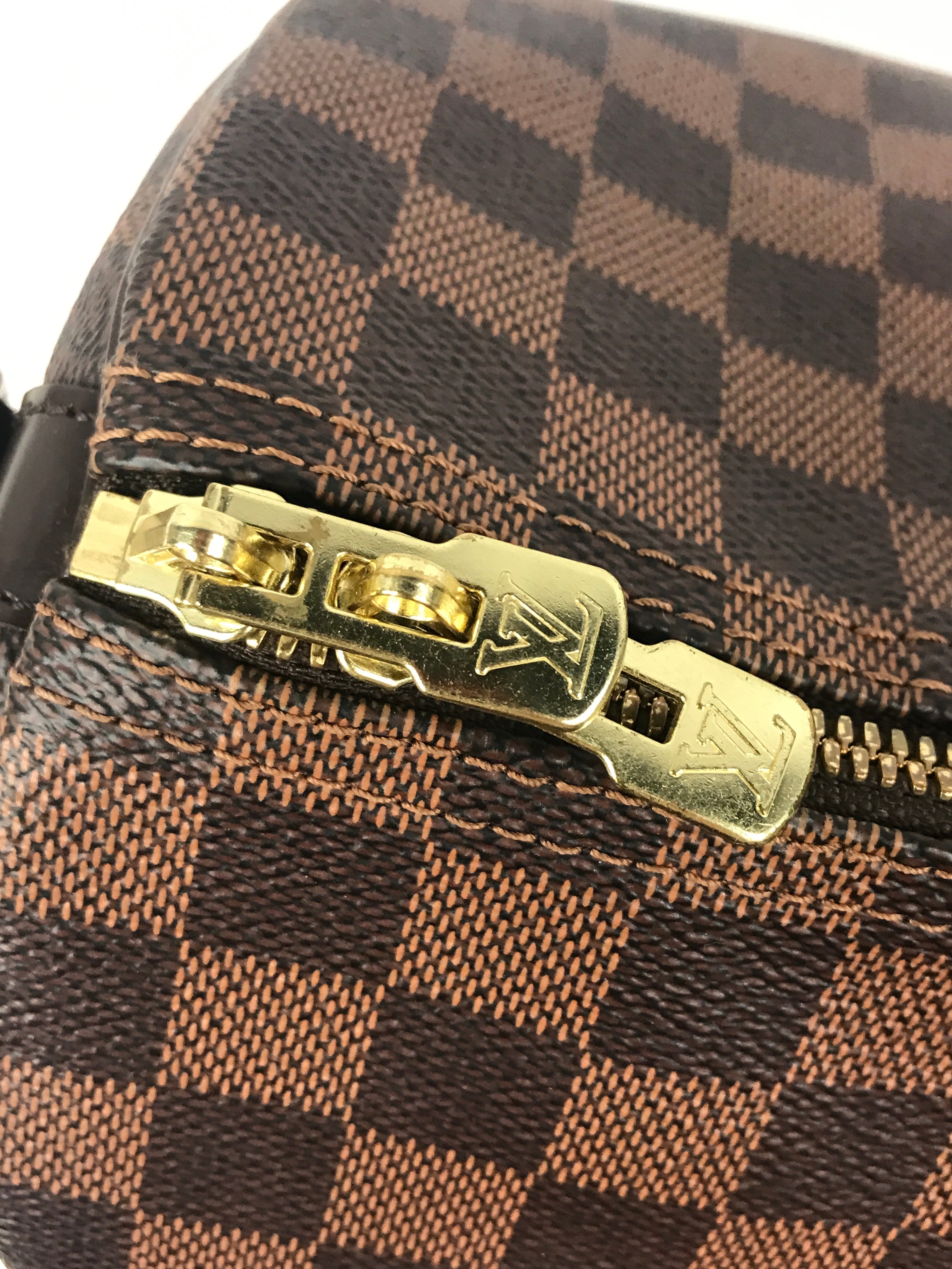 Monogram Coated Canvas Damier Ebene Speedy Bandouliere 35 w/GHW