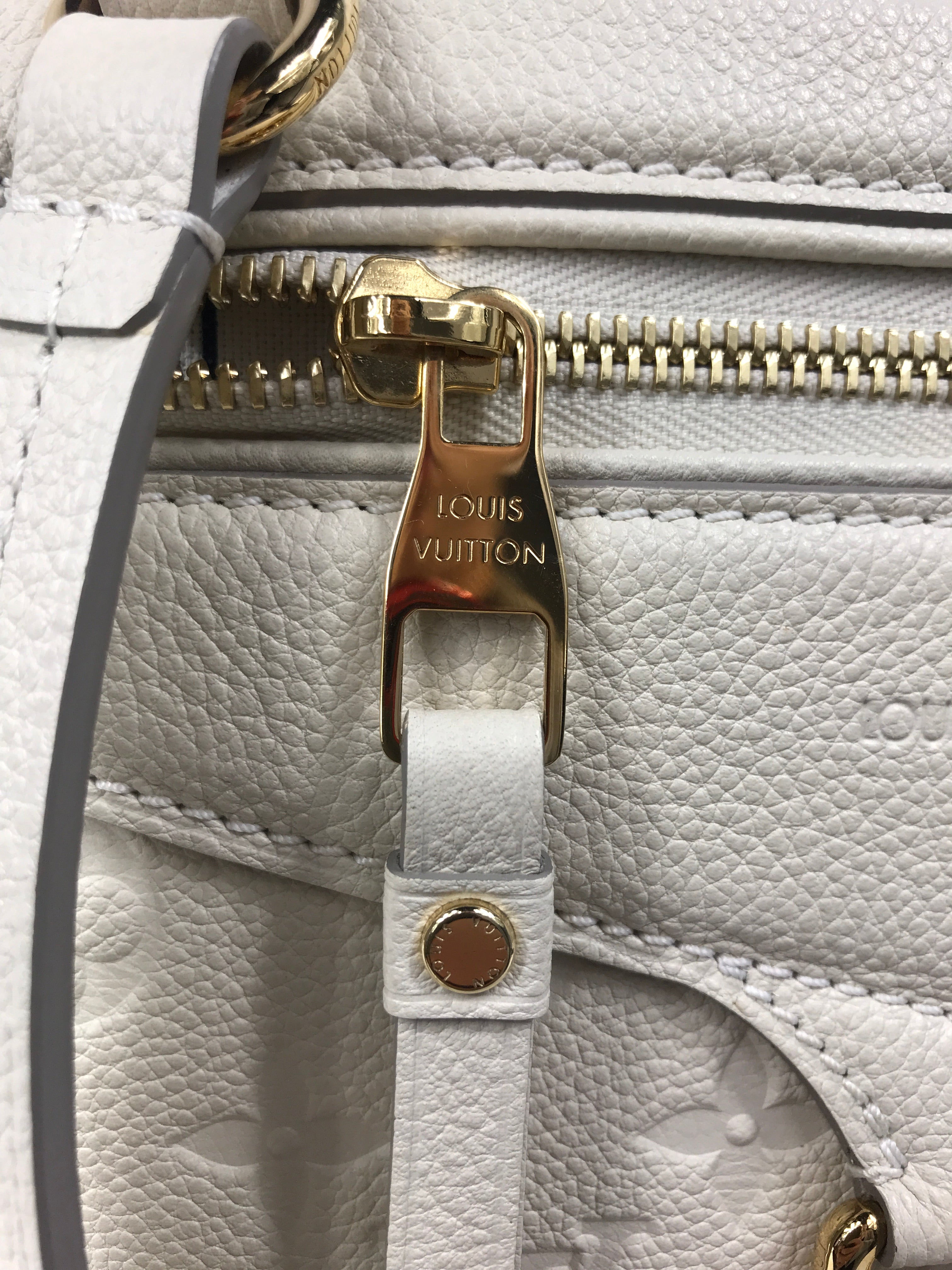 Niege Monogram Empriente Leather Lumineuse PM Bag w/GHW