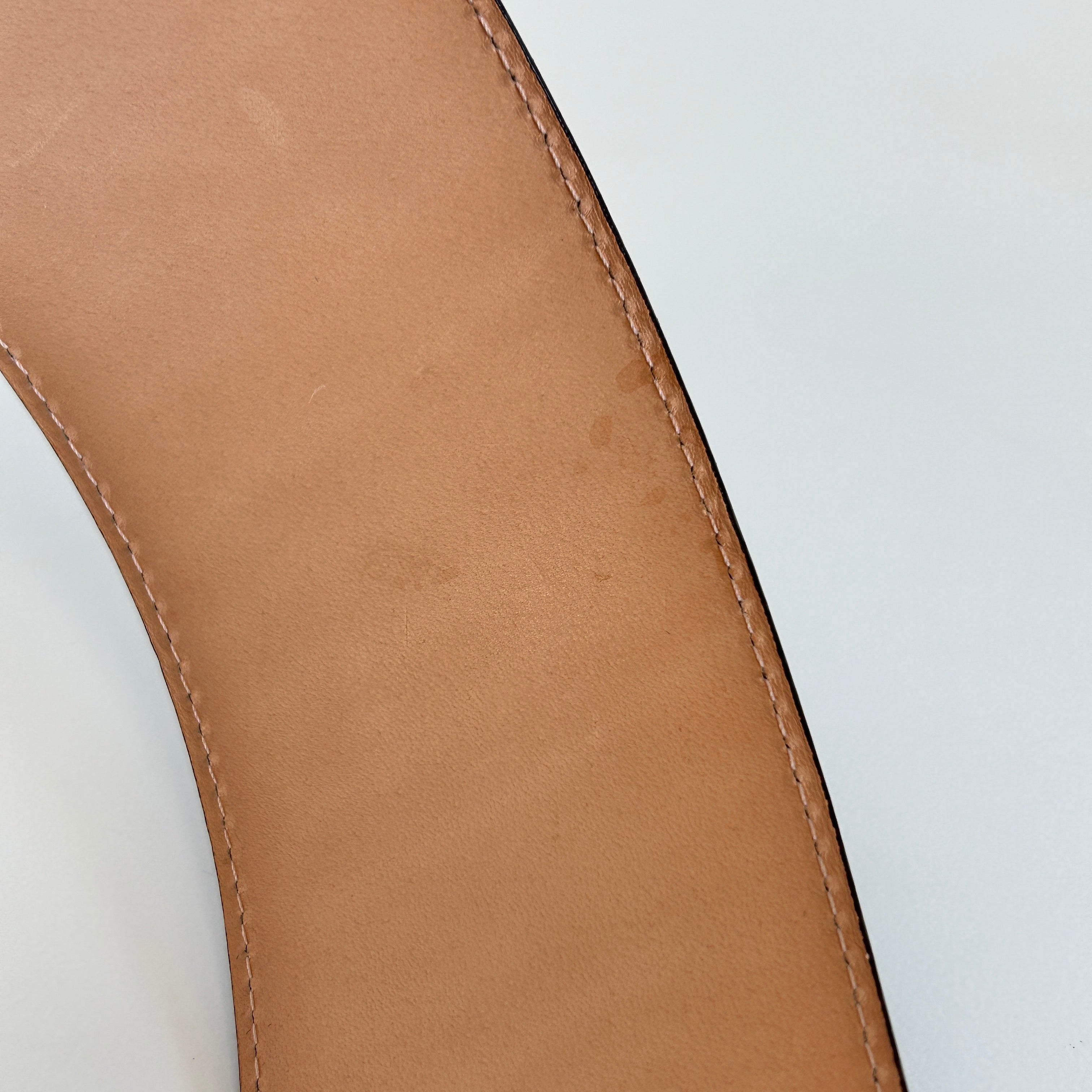 65mm Amarante Vernis Leather LV Initiales Belt