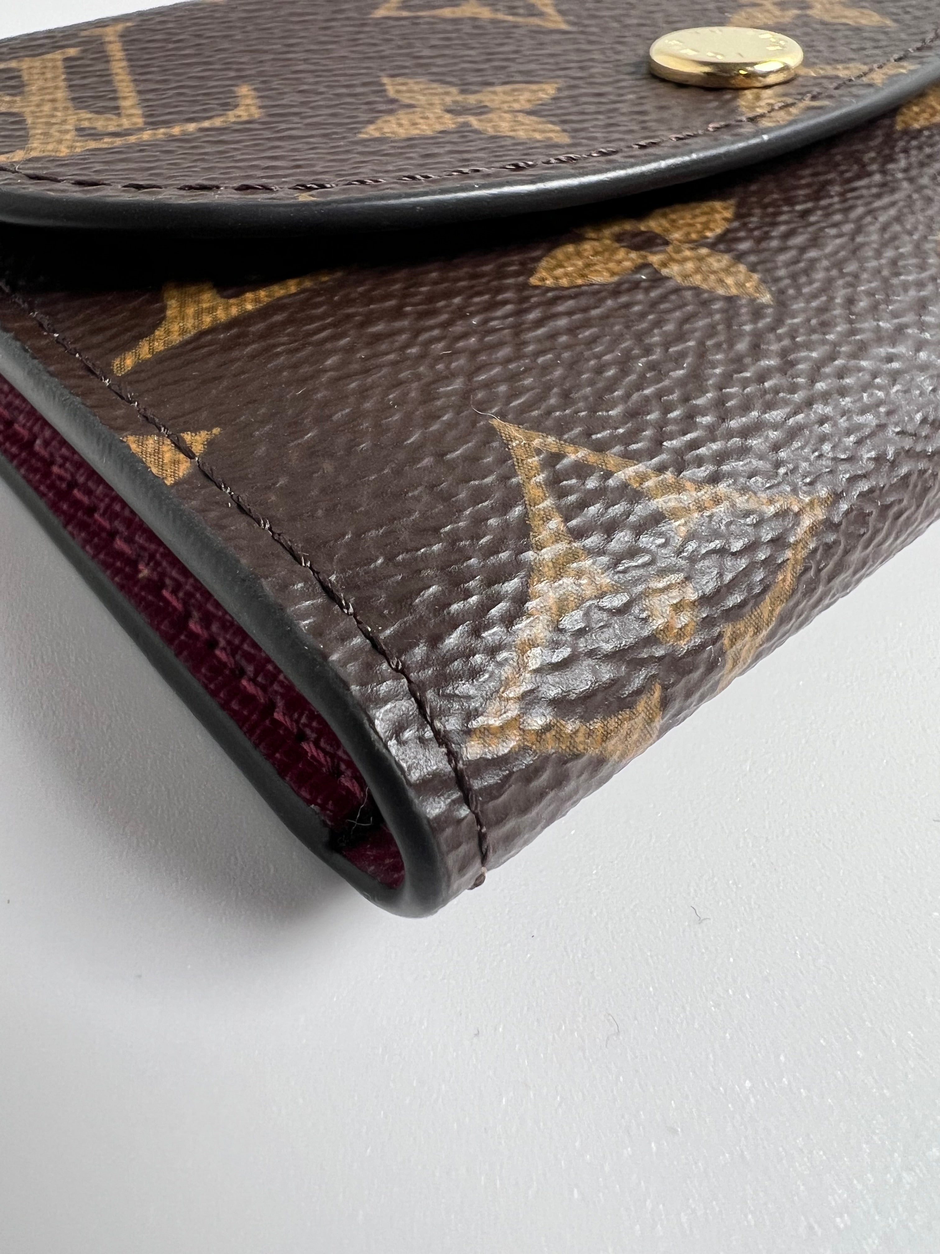 Monogram Rosalie Coin Purse w/ Fushia Lining