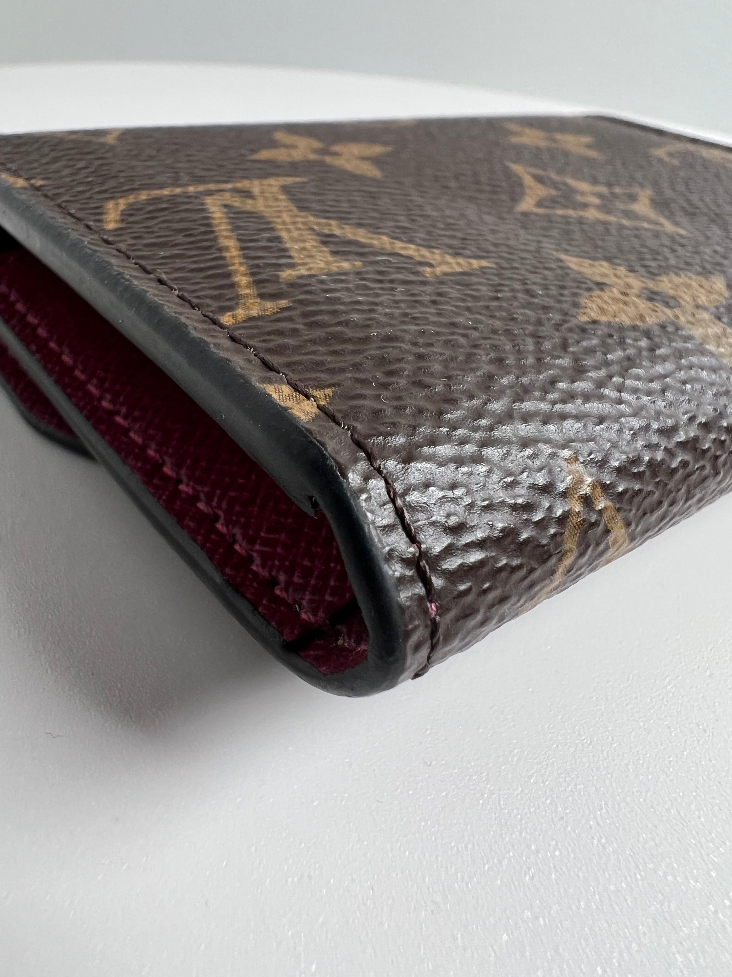 Monogram Rosalie Coin Purse w/ Fushia Lining