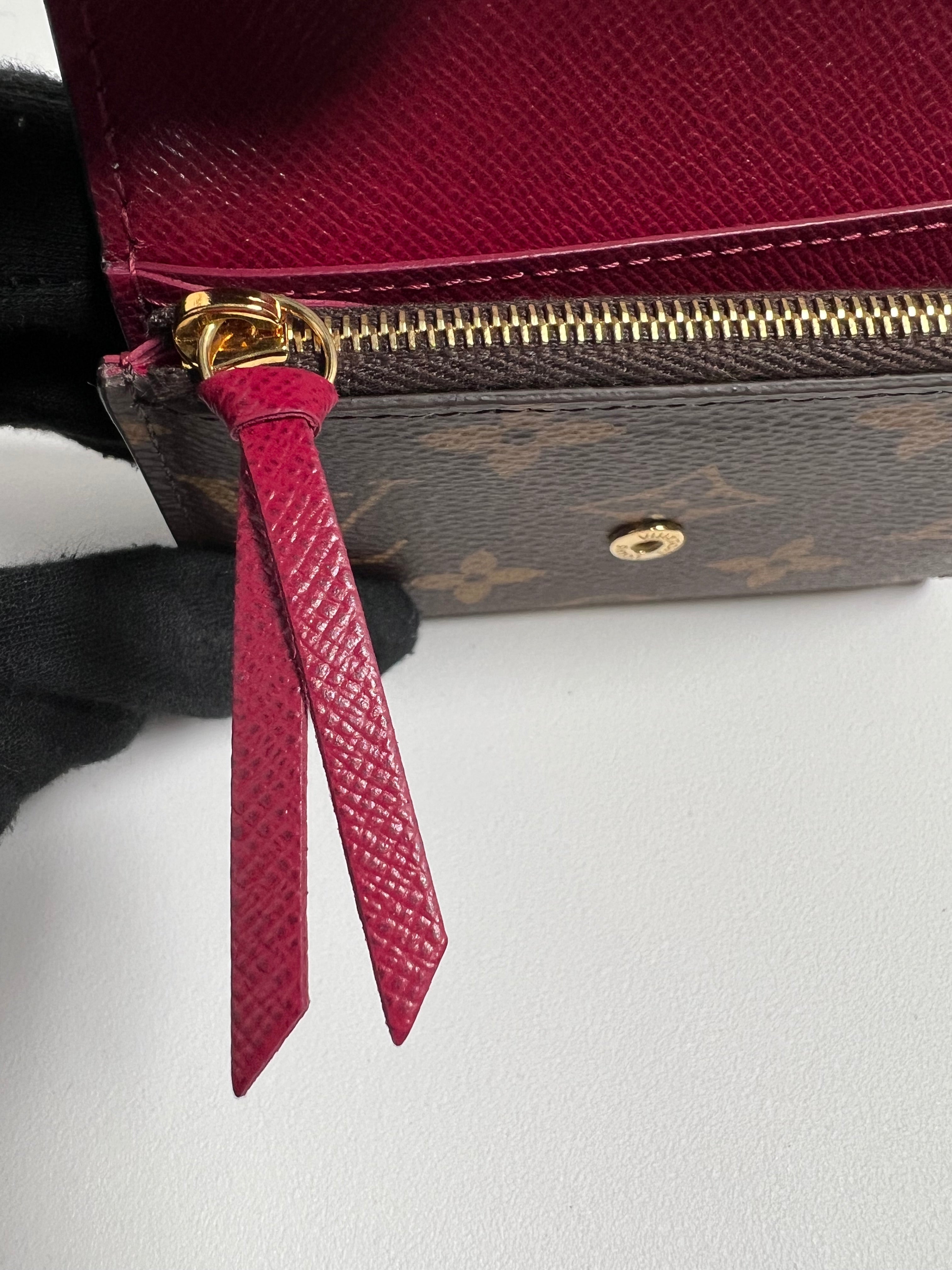 Monogram Rosalie Coin Purse w/ Fushia Lining