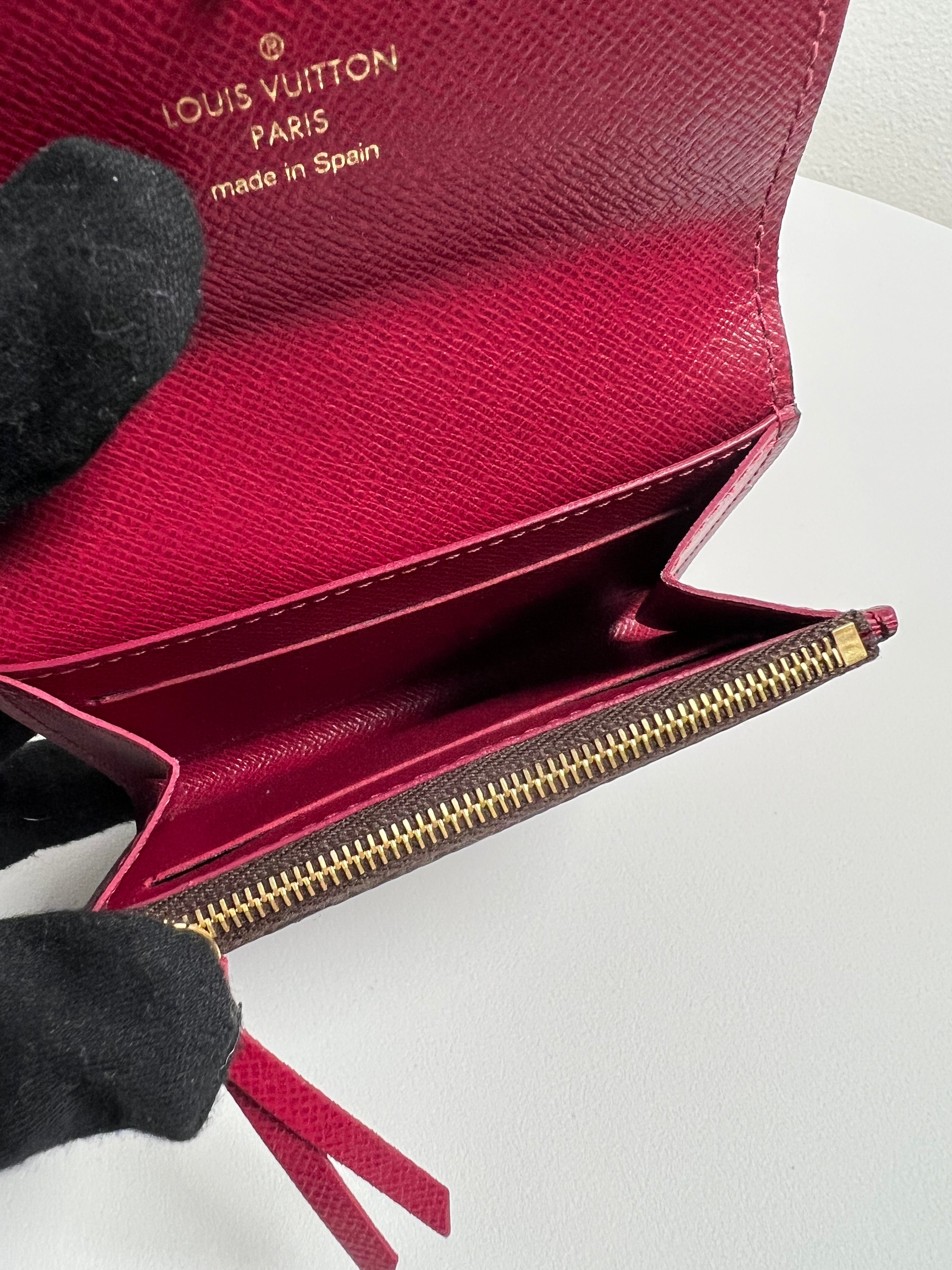 Monogram Rosalie Coin Purse w/ Fushia Lining