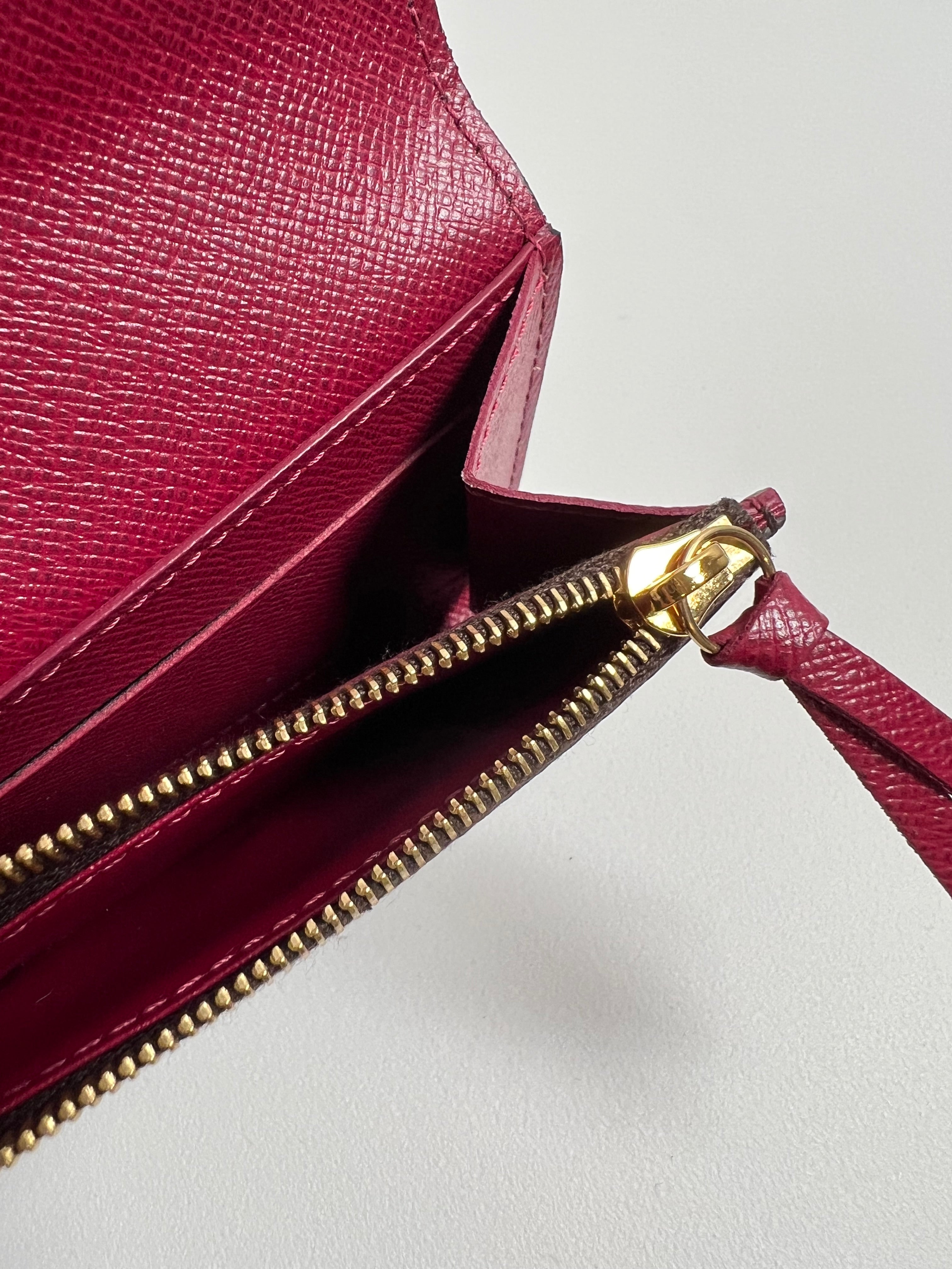 Monogram Rosalie Coin Purse w/ Fushia Lining