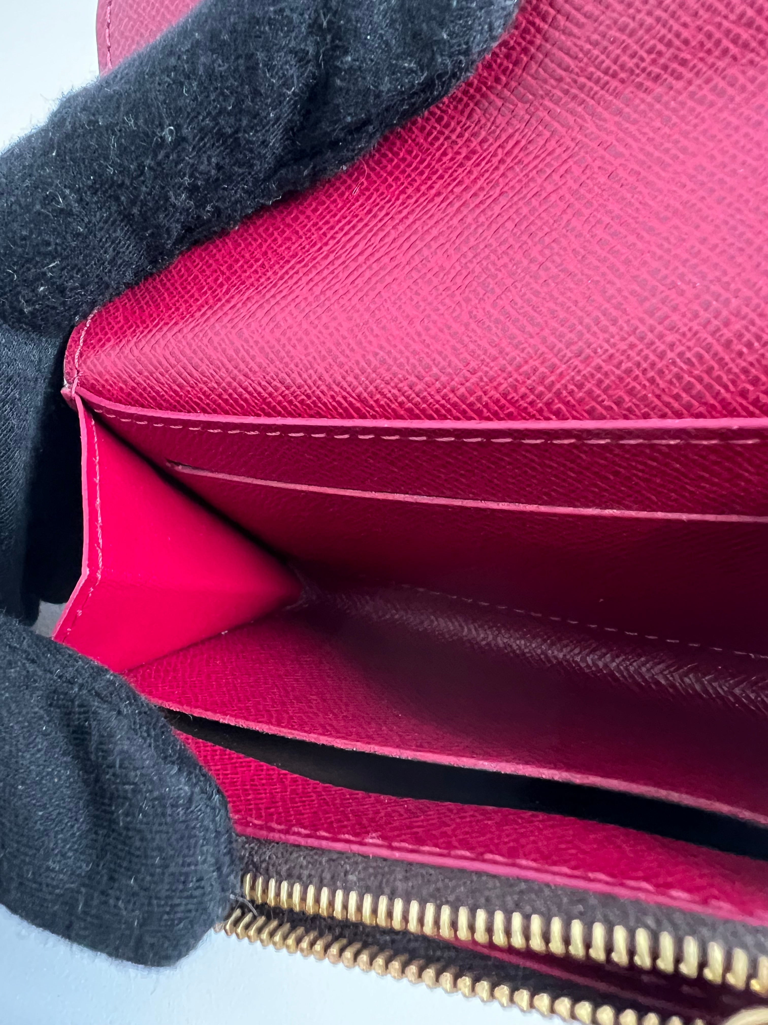 Monogram Rosalie Coin Purse w/ Fushia Lining
