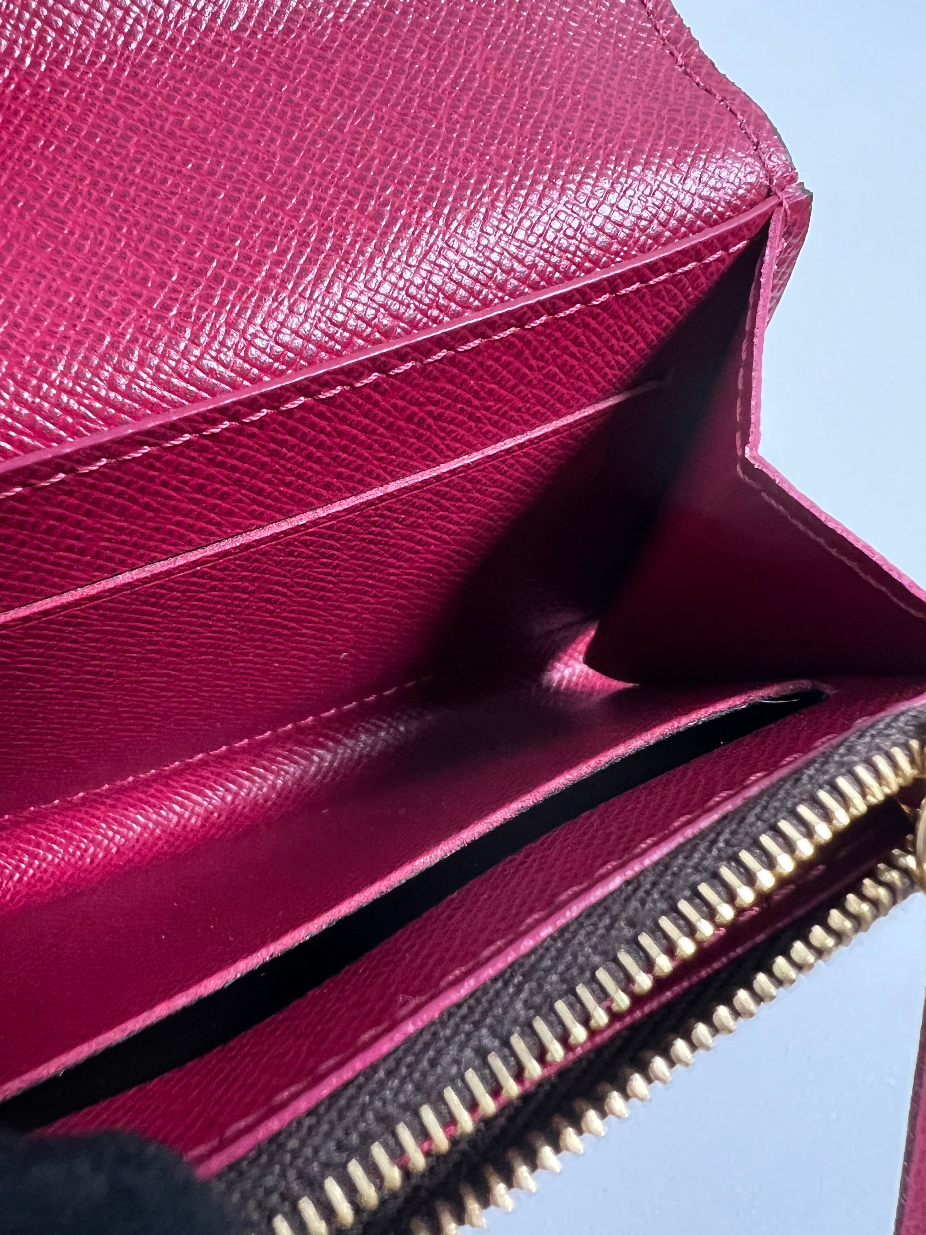 Monogram Rosalie Coin Purse w/ Fushia Lining