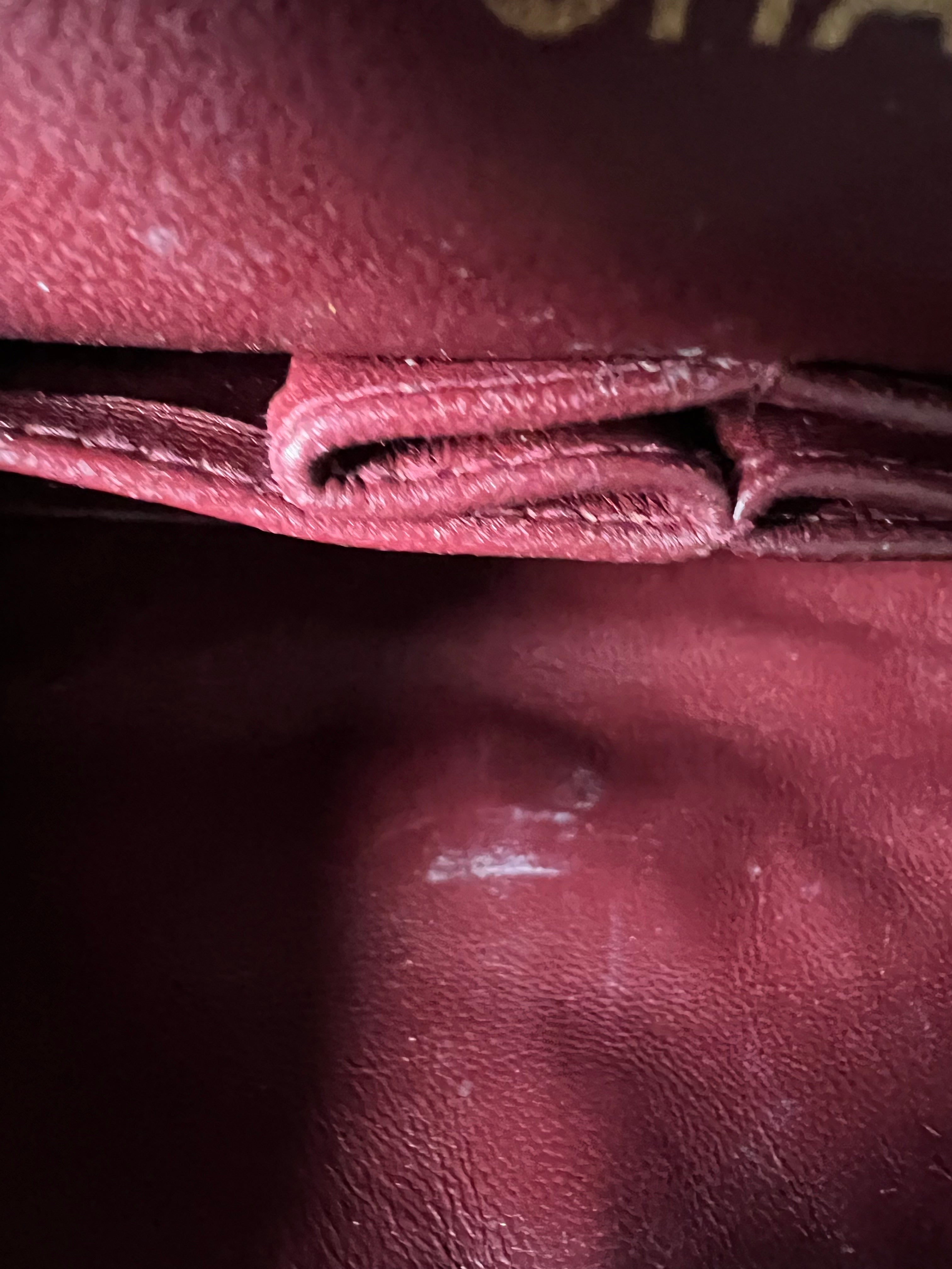 Vintage Black Lambskin Small Double Flap 24kt Gold Plated HW