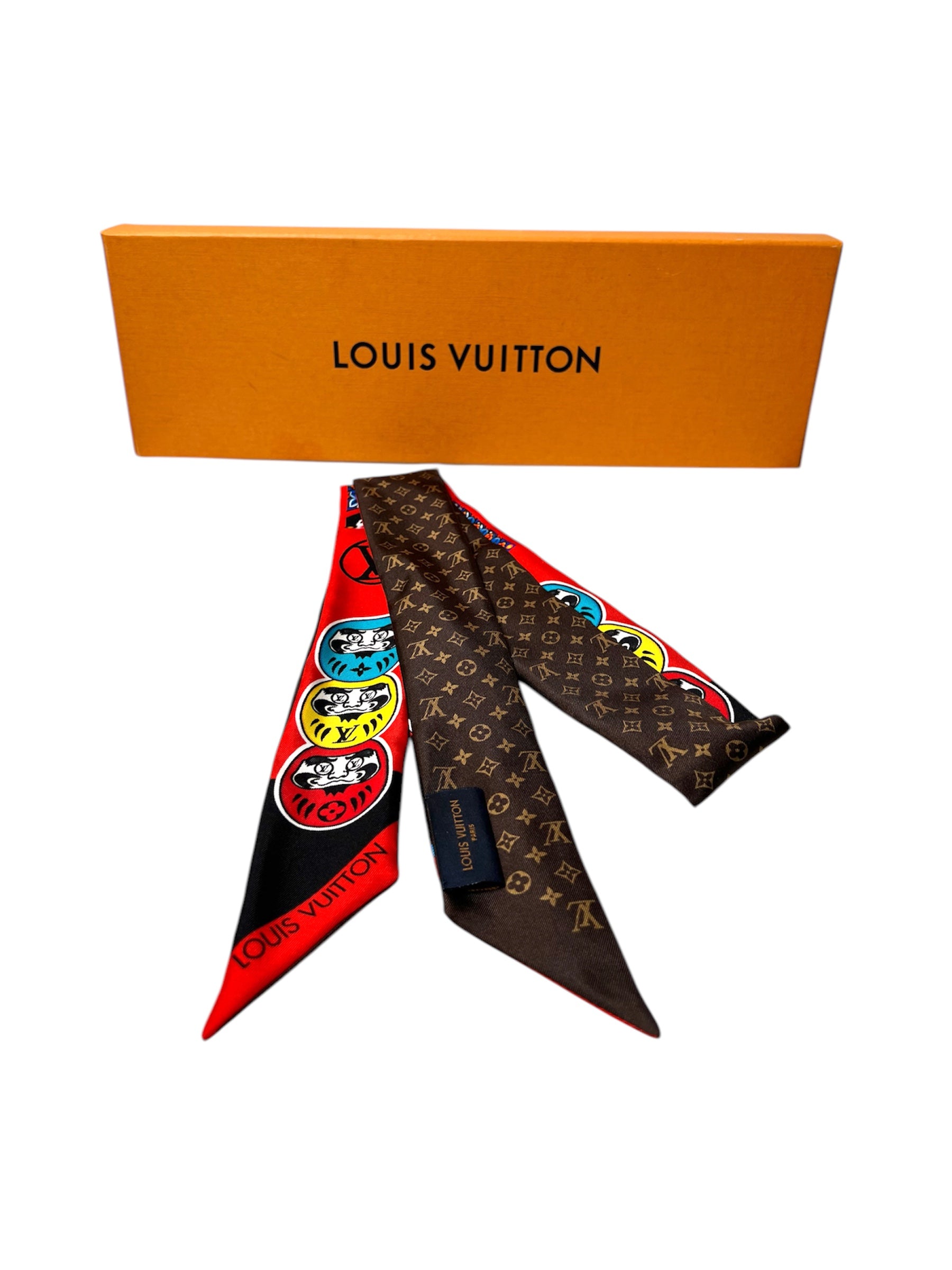 Kabuki Silk Reversible Twilly Scarf