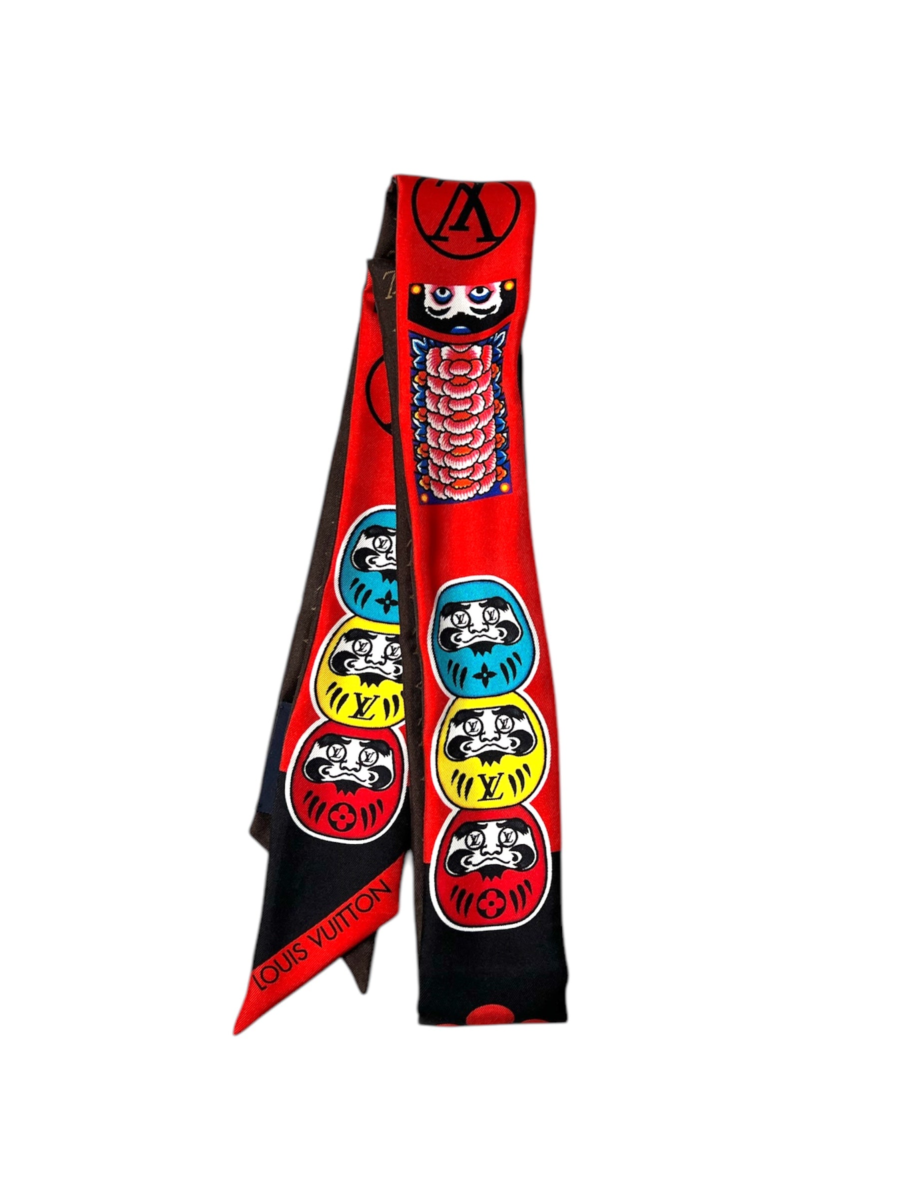 Kabuki Silk Reversible Twilly Scarf