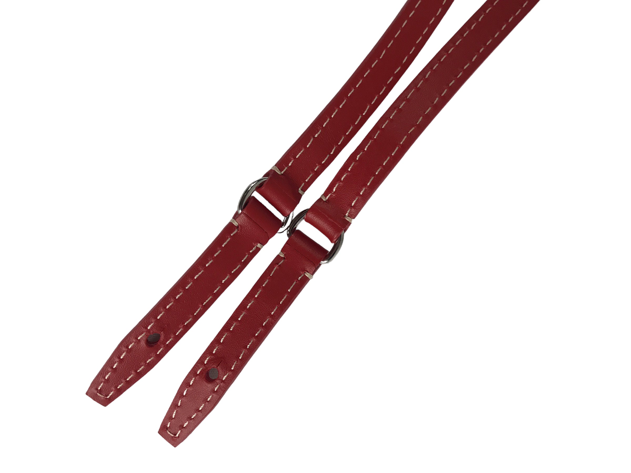 Red Canvas and Red Calfskin Leather Varenne Continental Wallet