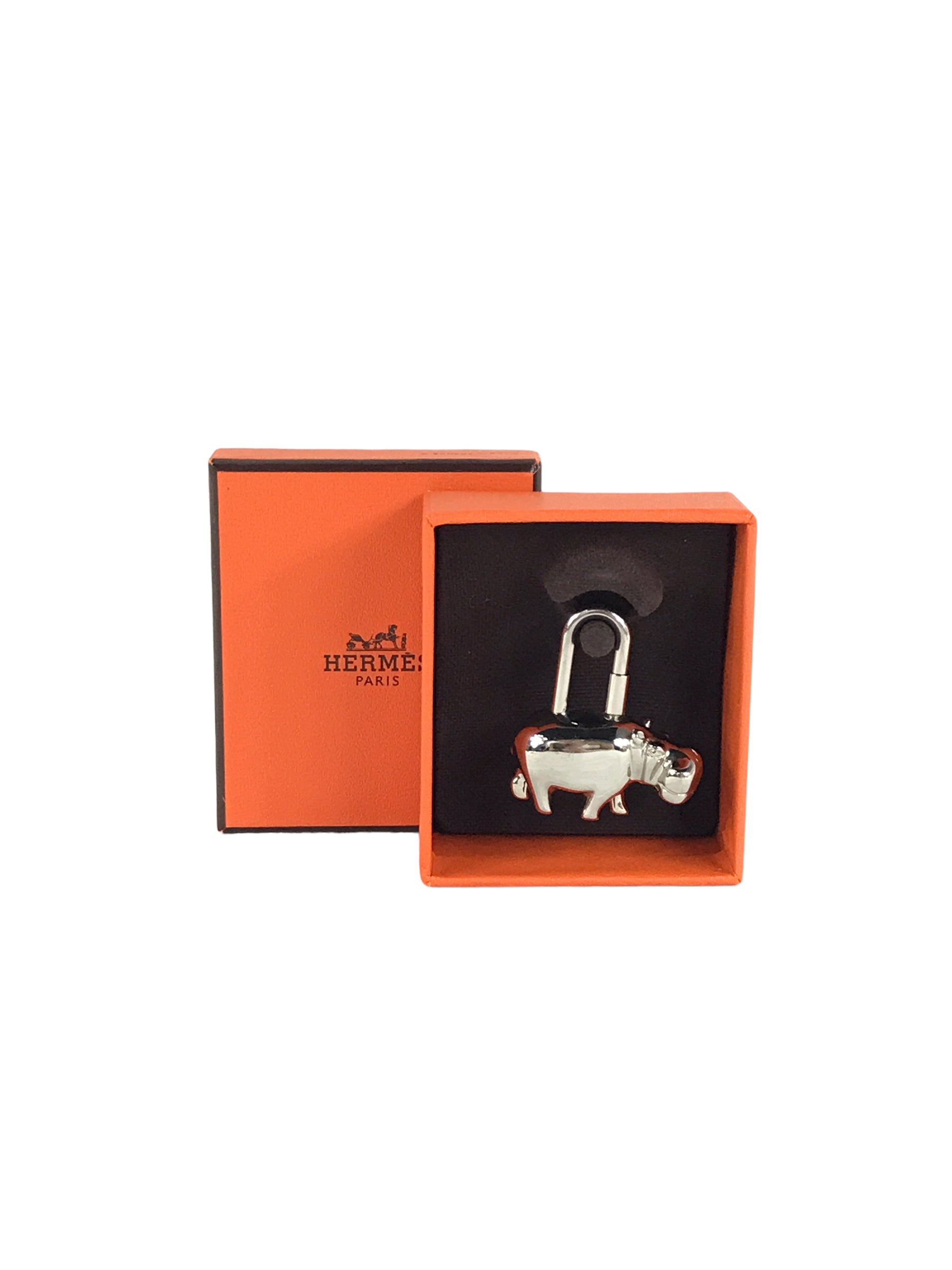 Hippopotamus 2005 Bag Charm in PHW