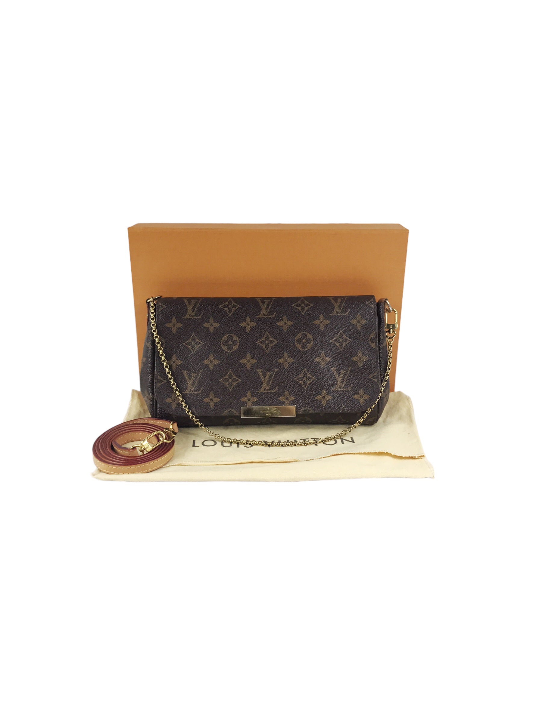 Monogram Coated Canvas Favorite PM W/GHW