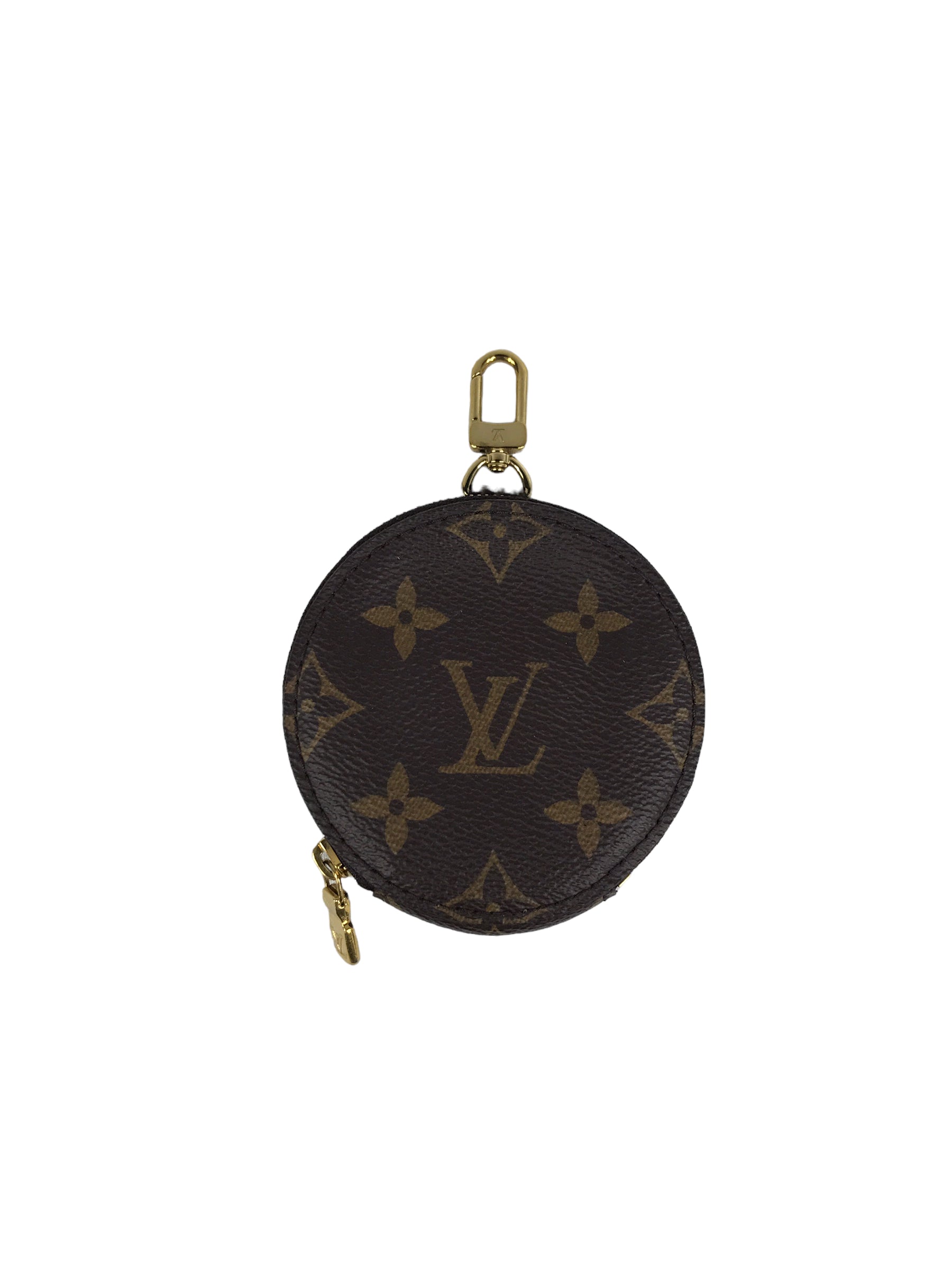 Monogram Coated Canvas Multi Pochette Khaki W/GHW
