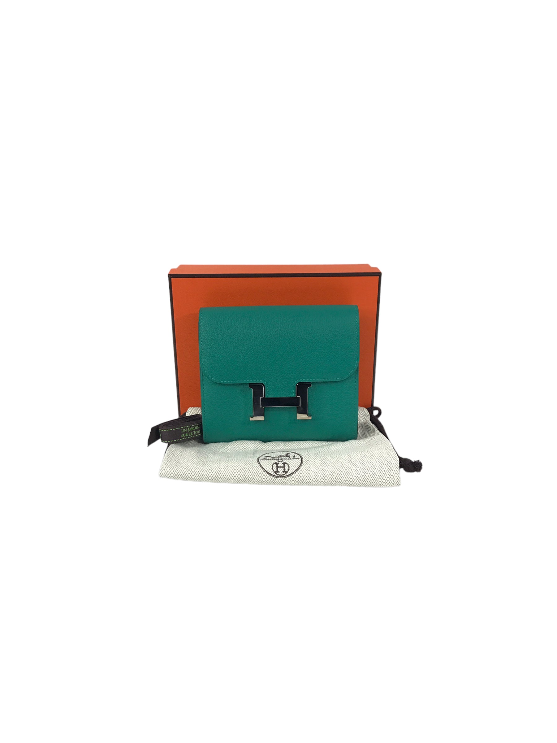 Vert Verone Evercolor Constance Compact Wallet W/PHW