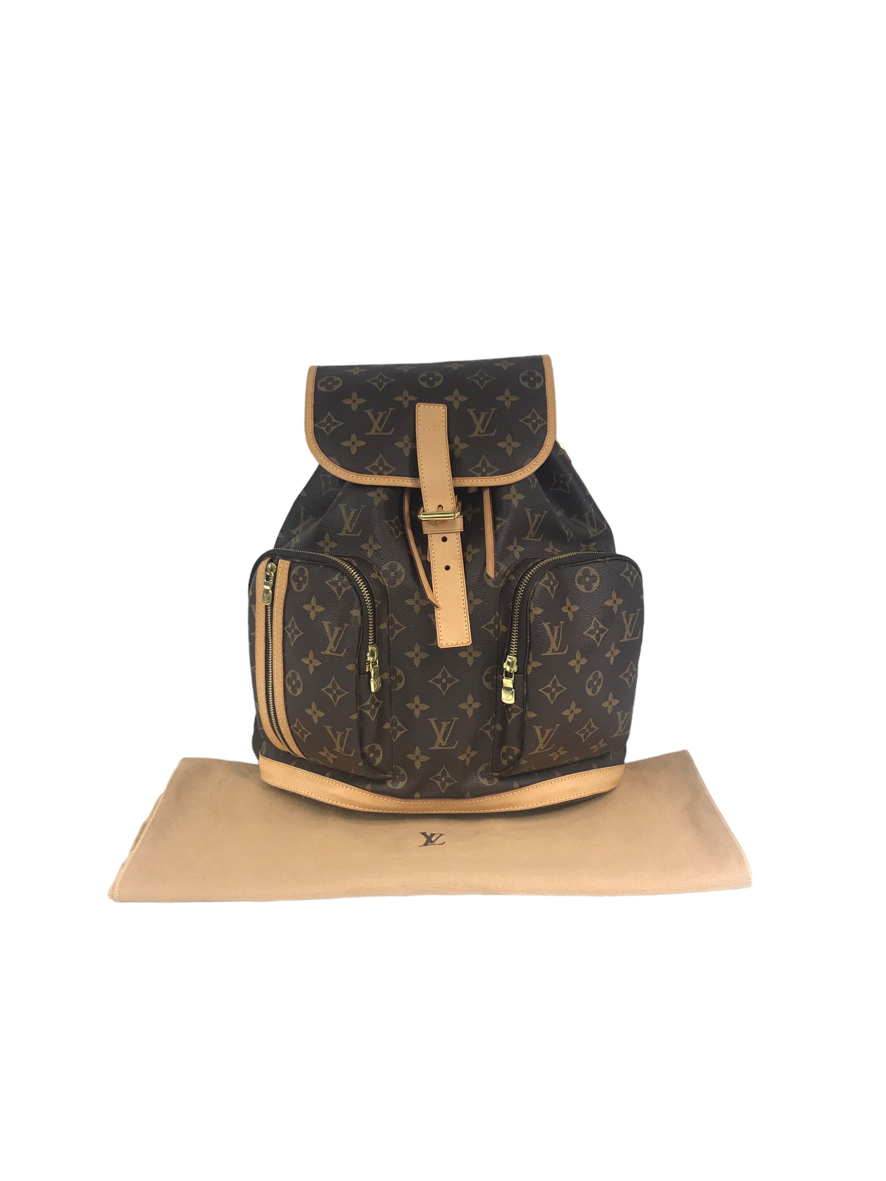 Monogram Coated Canvas Sac a Dos Bosphore Backpack W/GHW