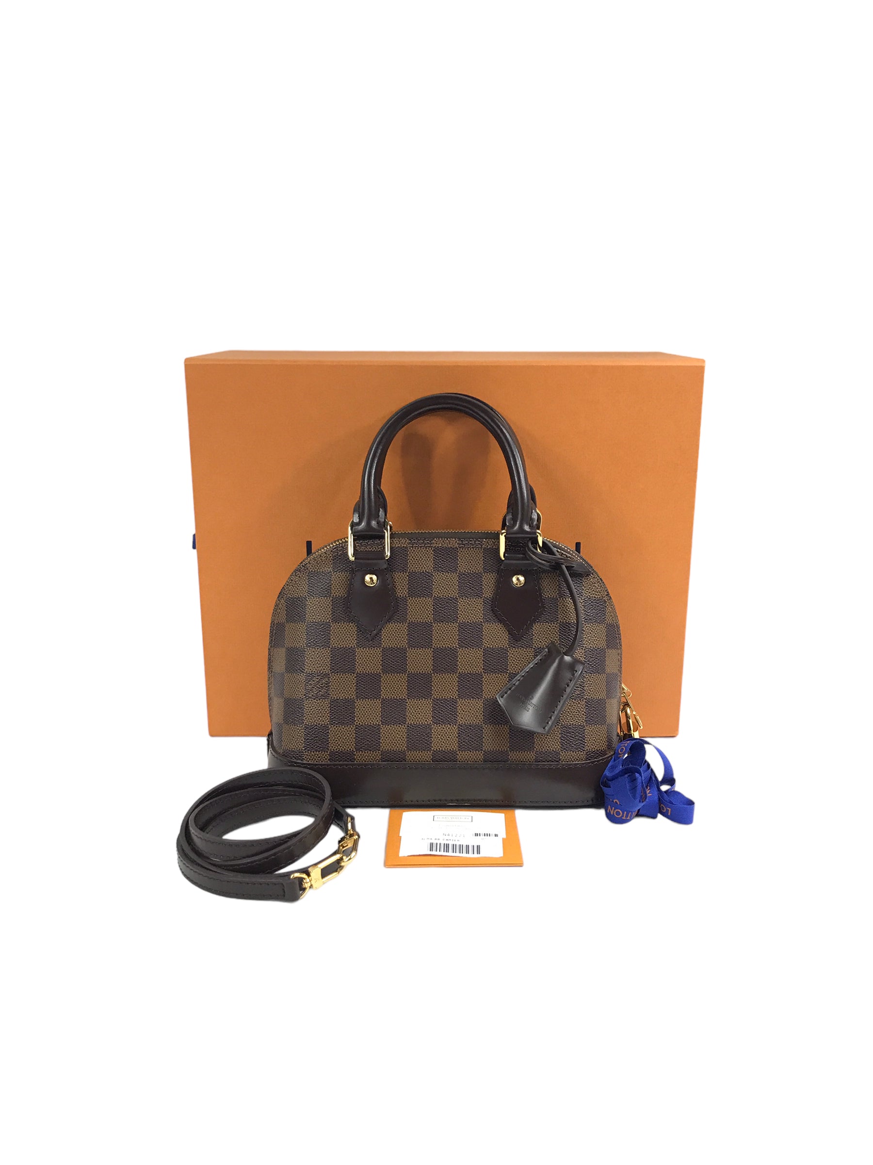 Damier Ebene Alma BB W/GHW