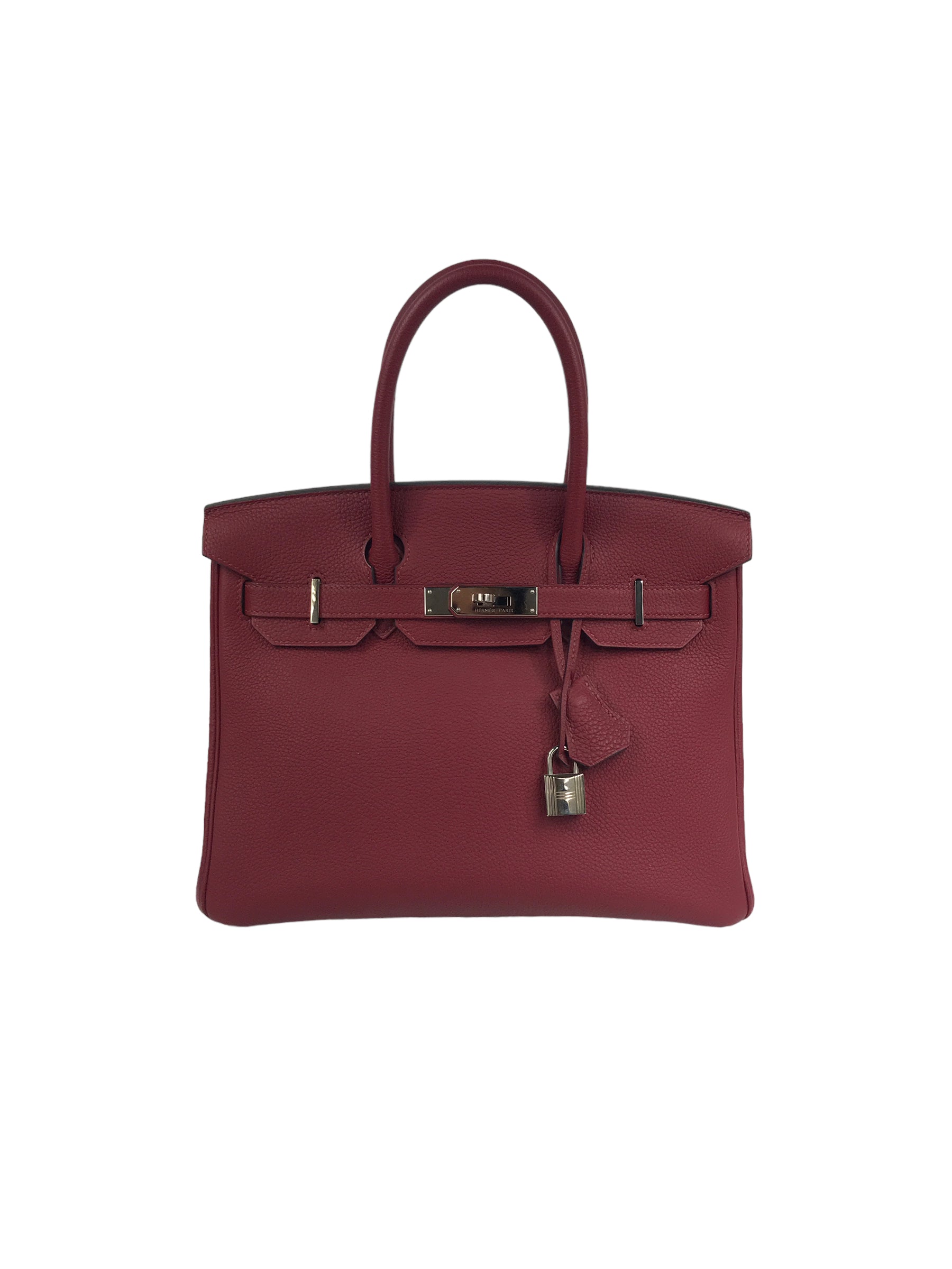 Burgundy Wine Togo Birkin 30 w/PHW