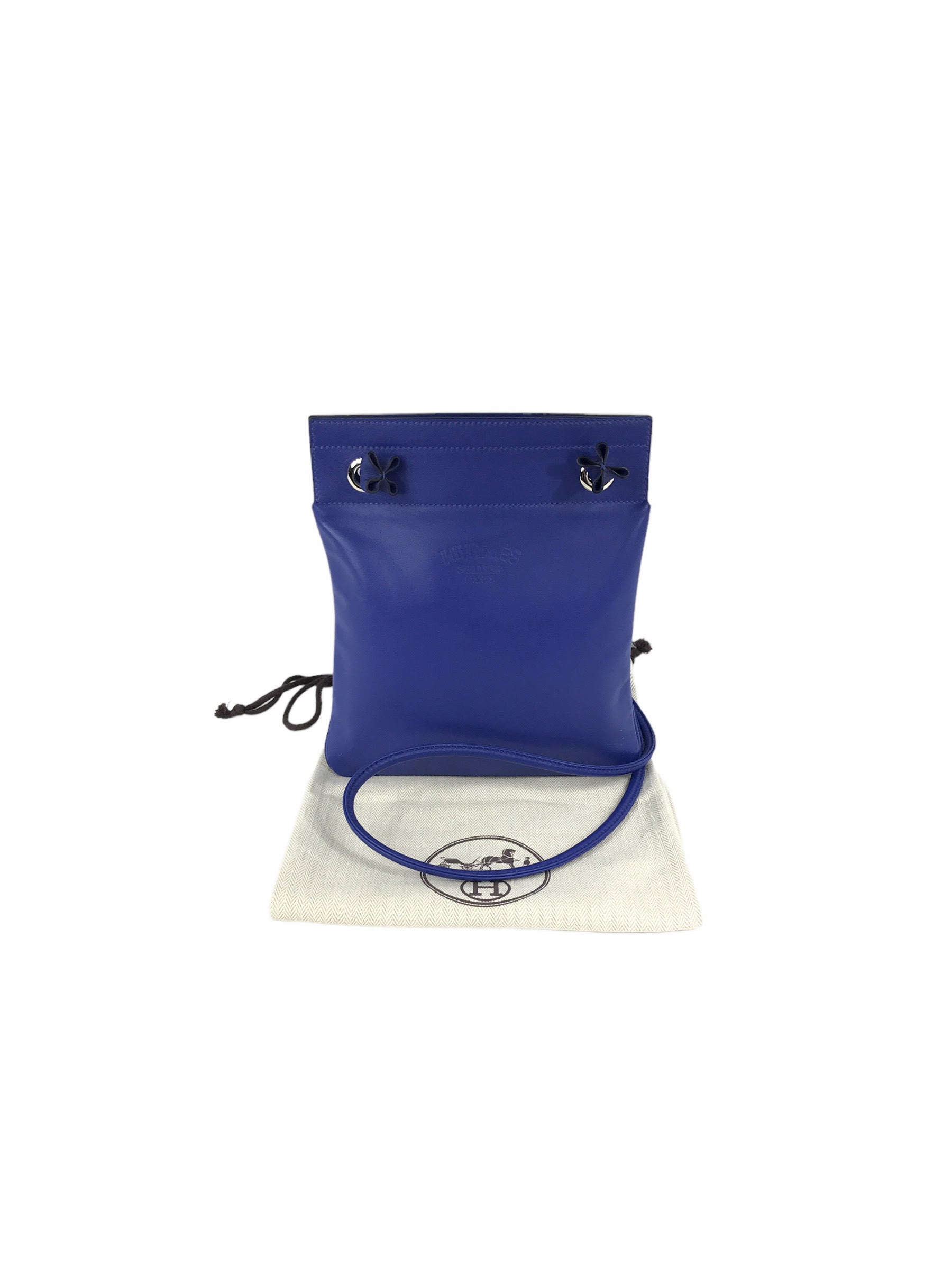 Cobalt Blue Aline Mini Crossbody Bag W/PHW