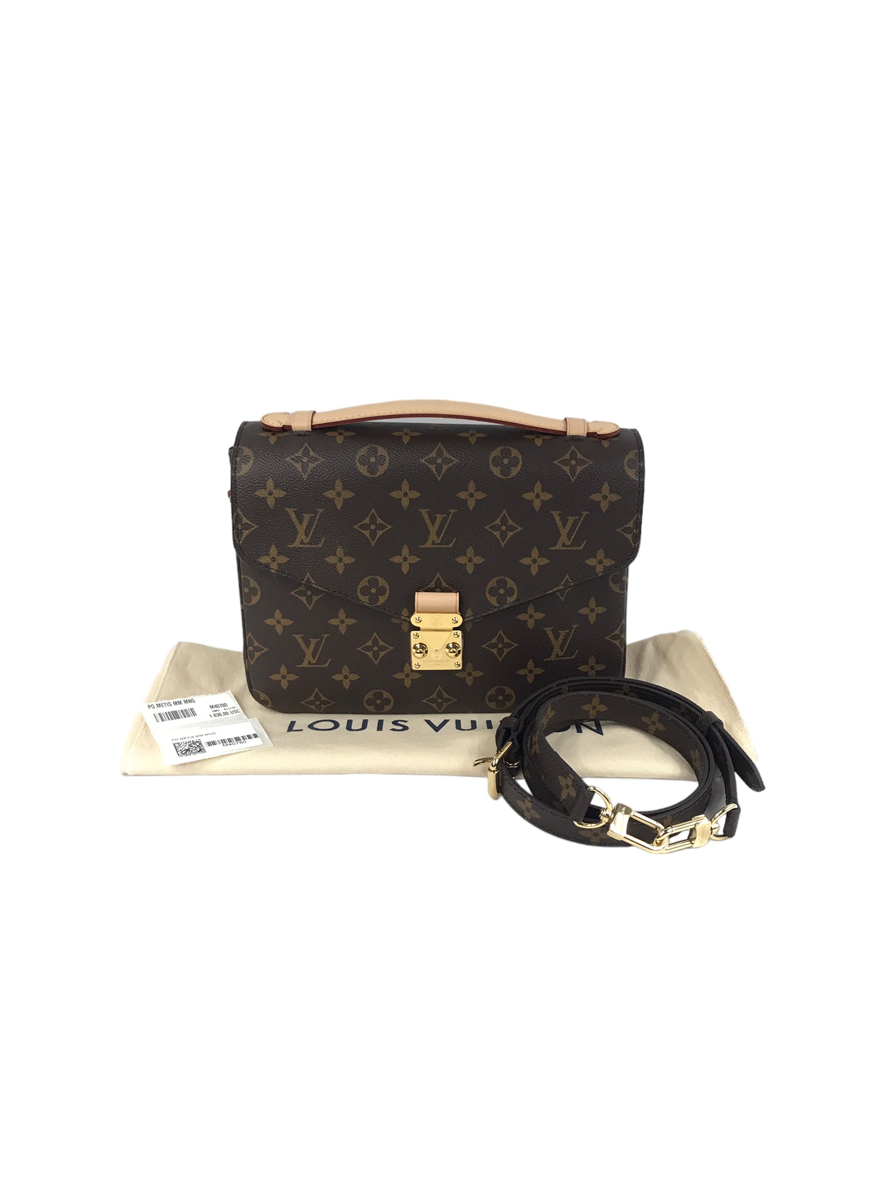 Monogram Coated Pochette Metis w/GHW Canvas-pending
