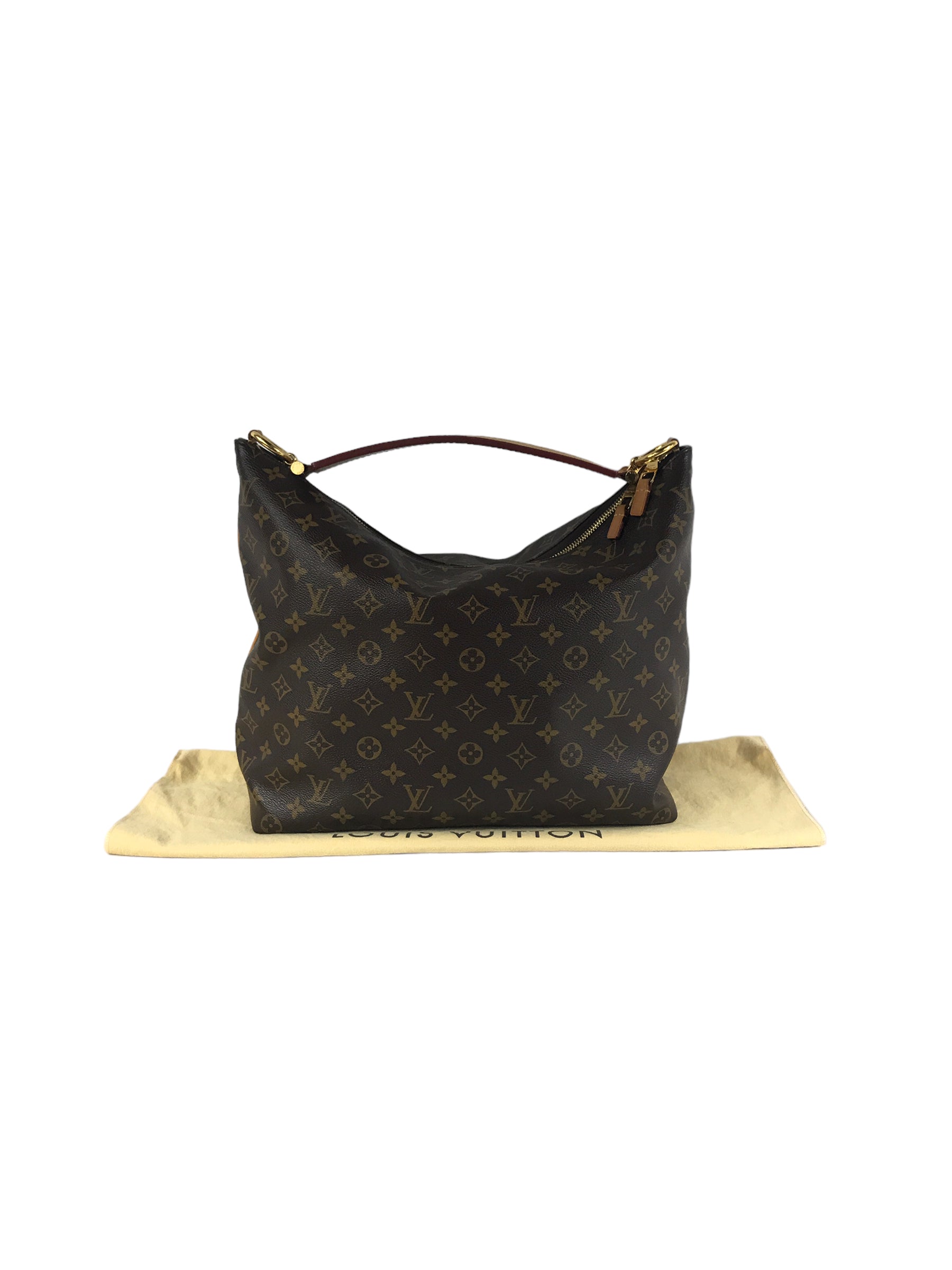 Monogram Coated Canvas Sully MM Bag W/GHW