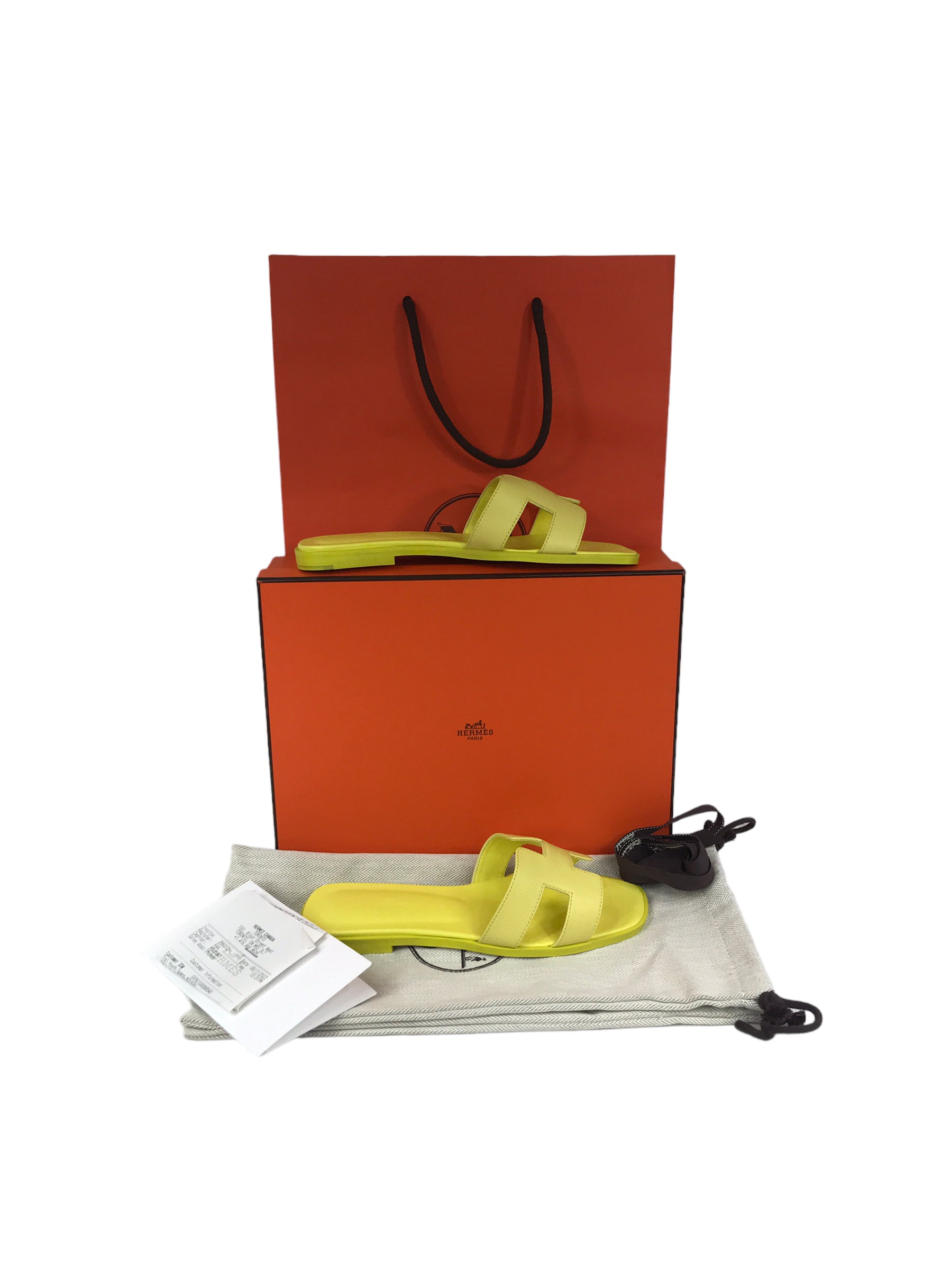 Jaune Curcuma Epsom Oran Sandals - Haute Classics