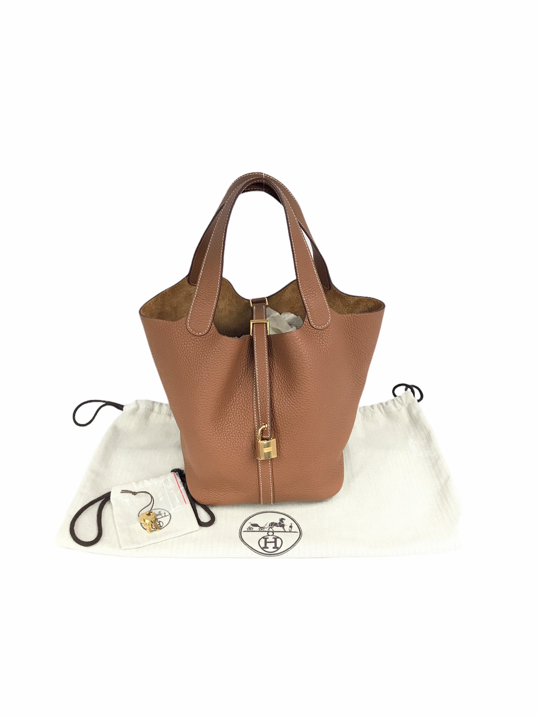 Gold Clemence Picotin 22 W/GHW