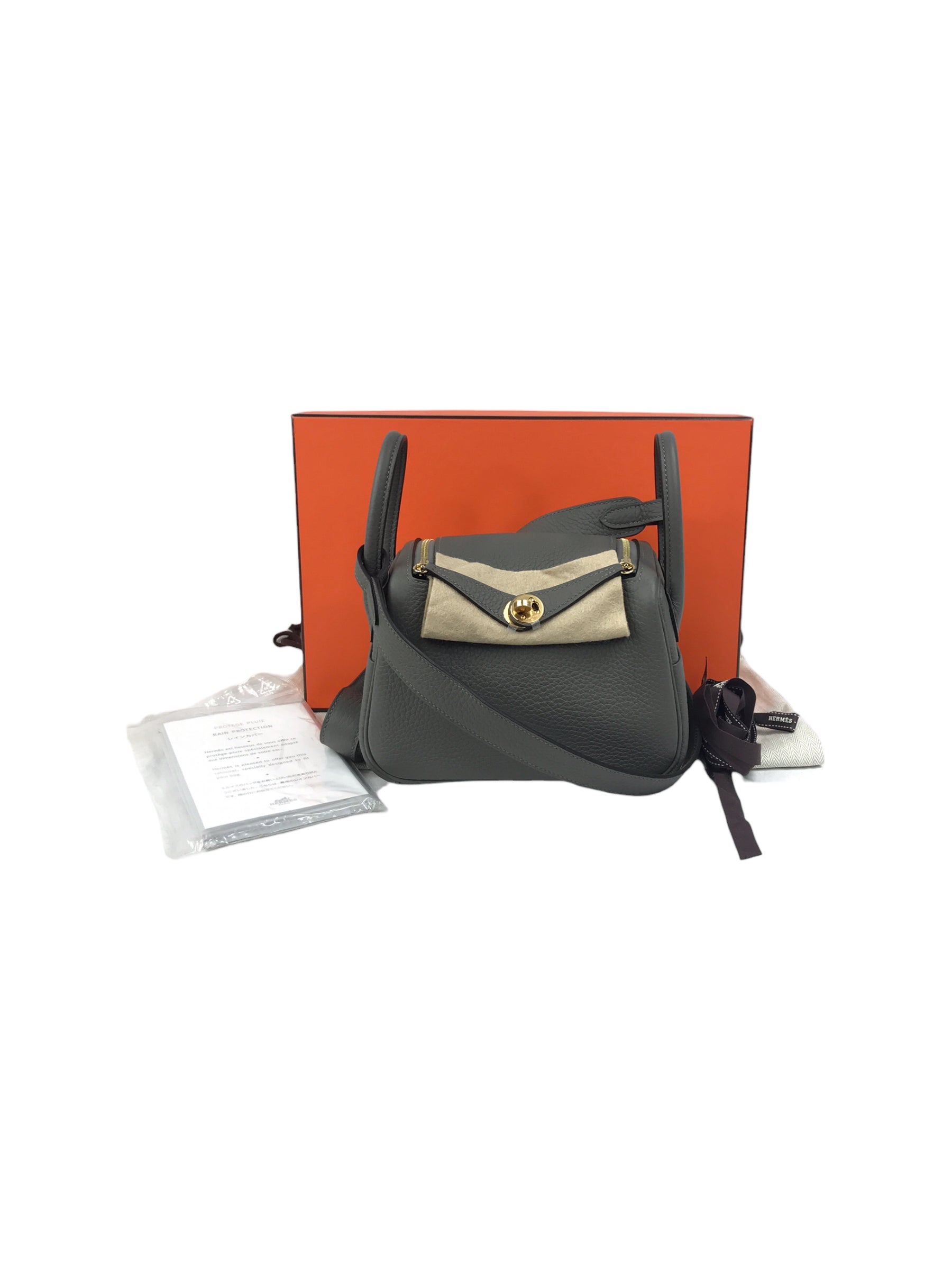 Gris Meyer Clemence Mini Lindy w/GHW
