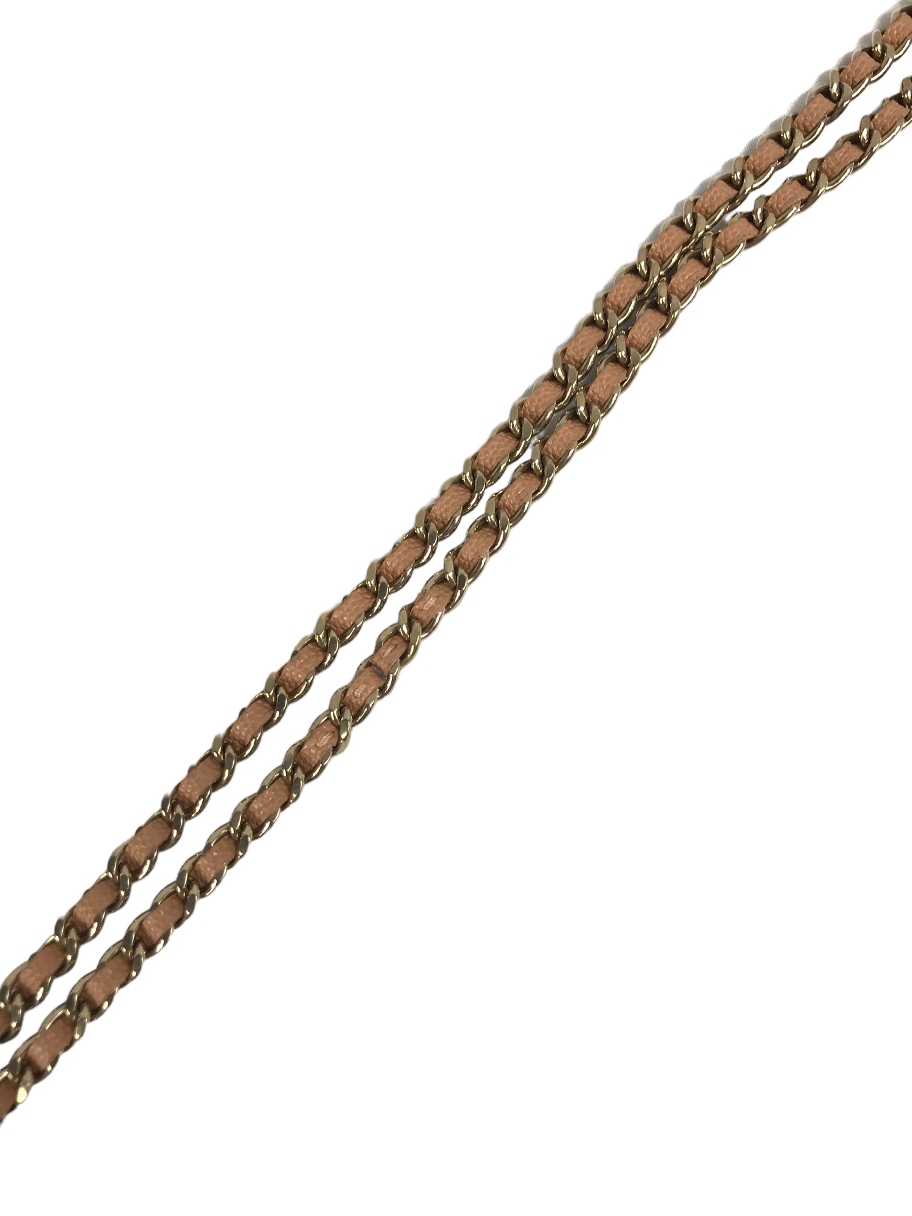 Caviar Beige Fonce Wallet On Chain w/LGHW