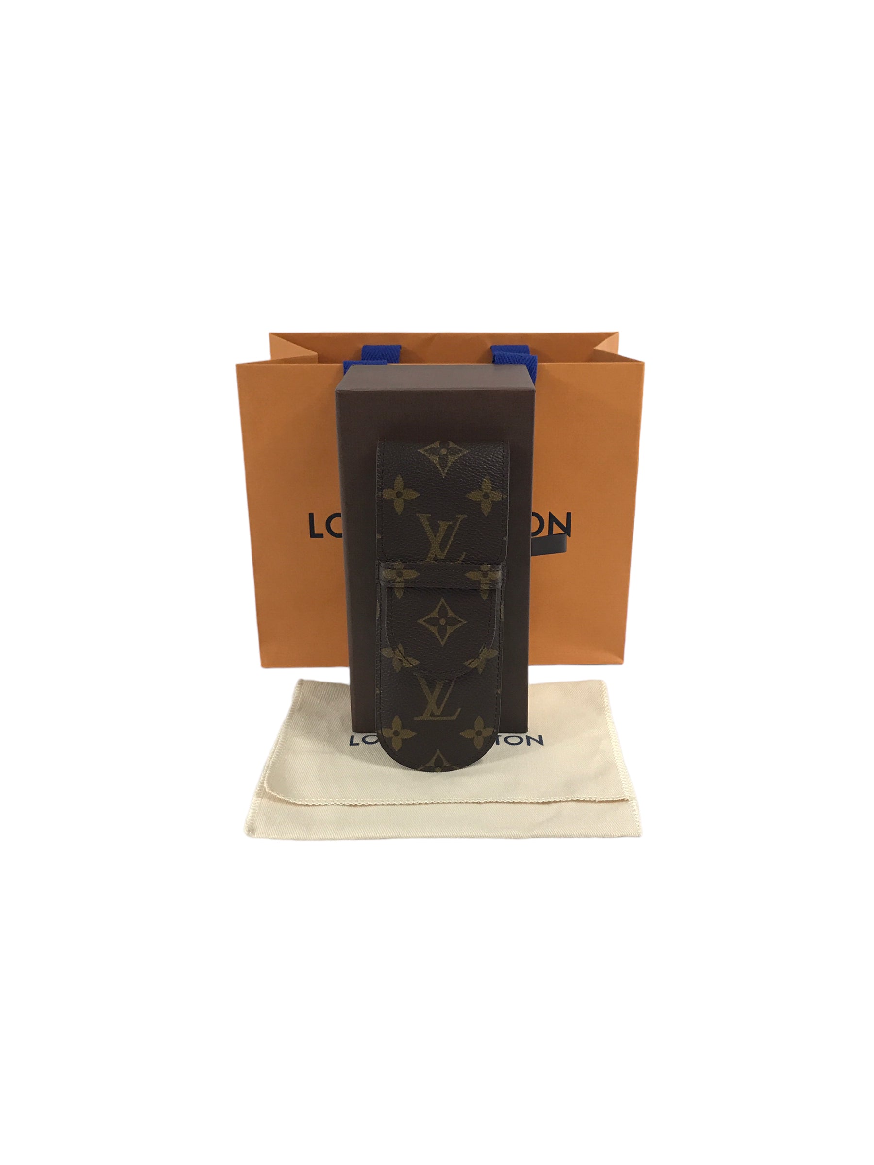 Monogram Coated Canvas Pen Pouch Holder