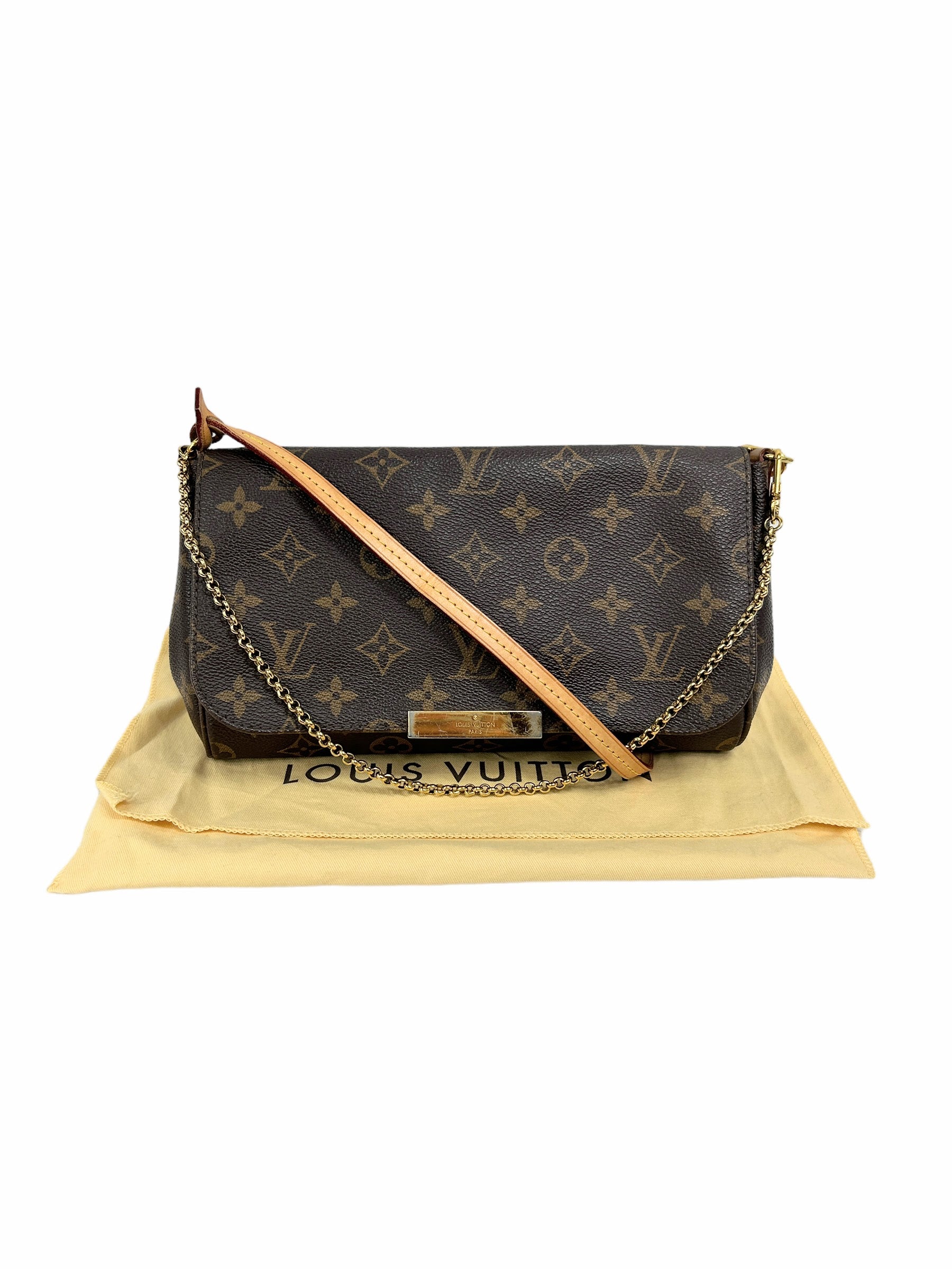 Monogram Coated Canvas Favorite MM Bag