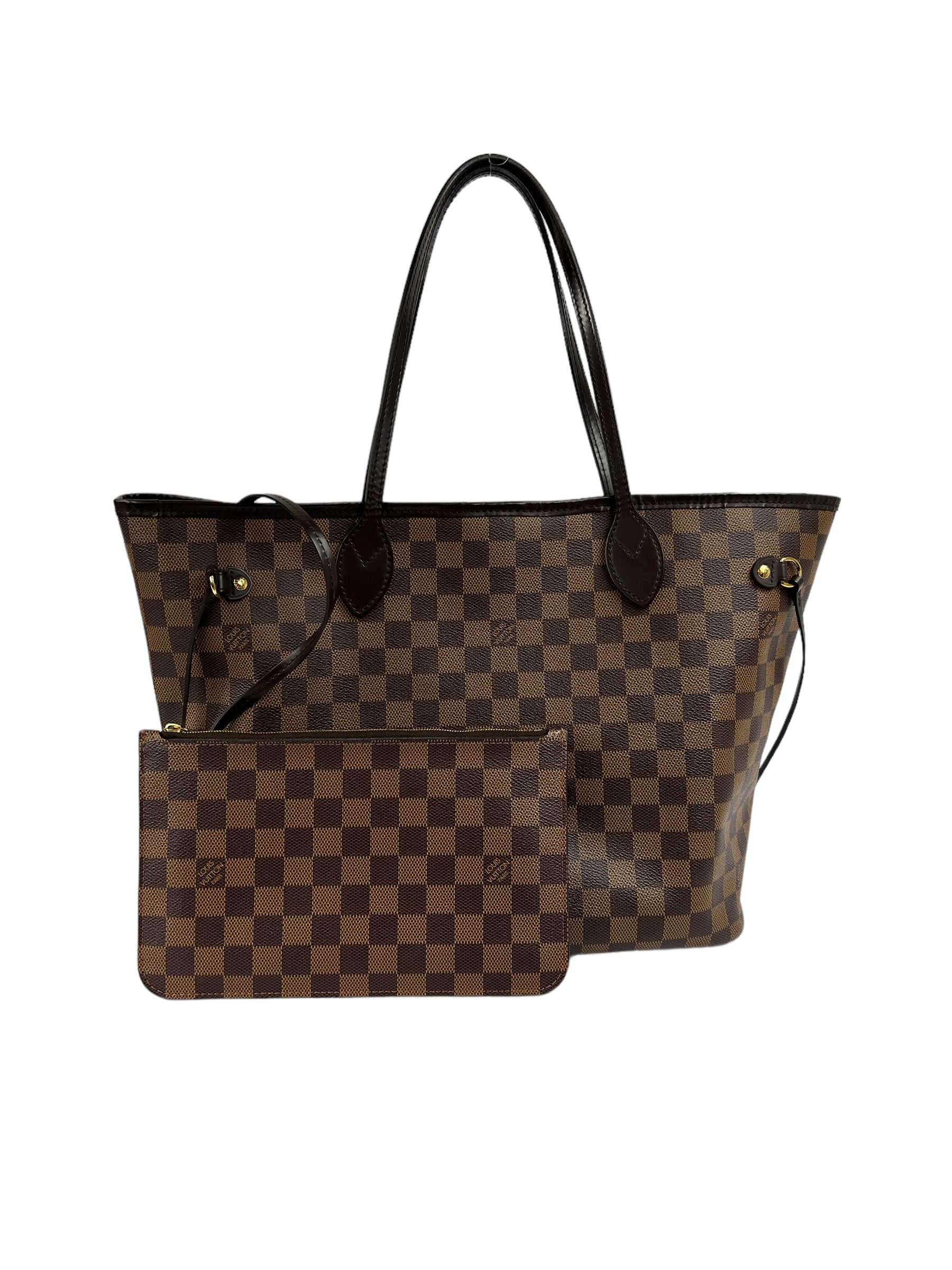 Damier Ebene Monogram Neverfull MM w/GHW