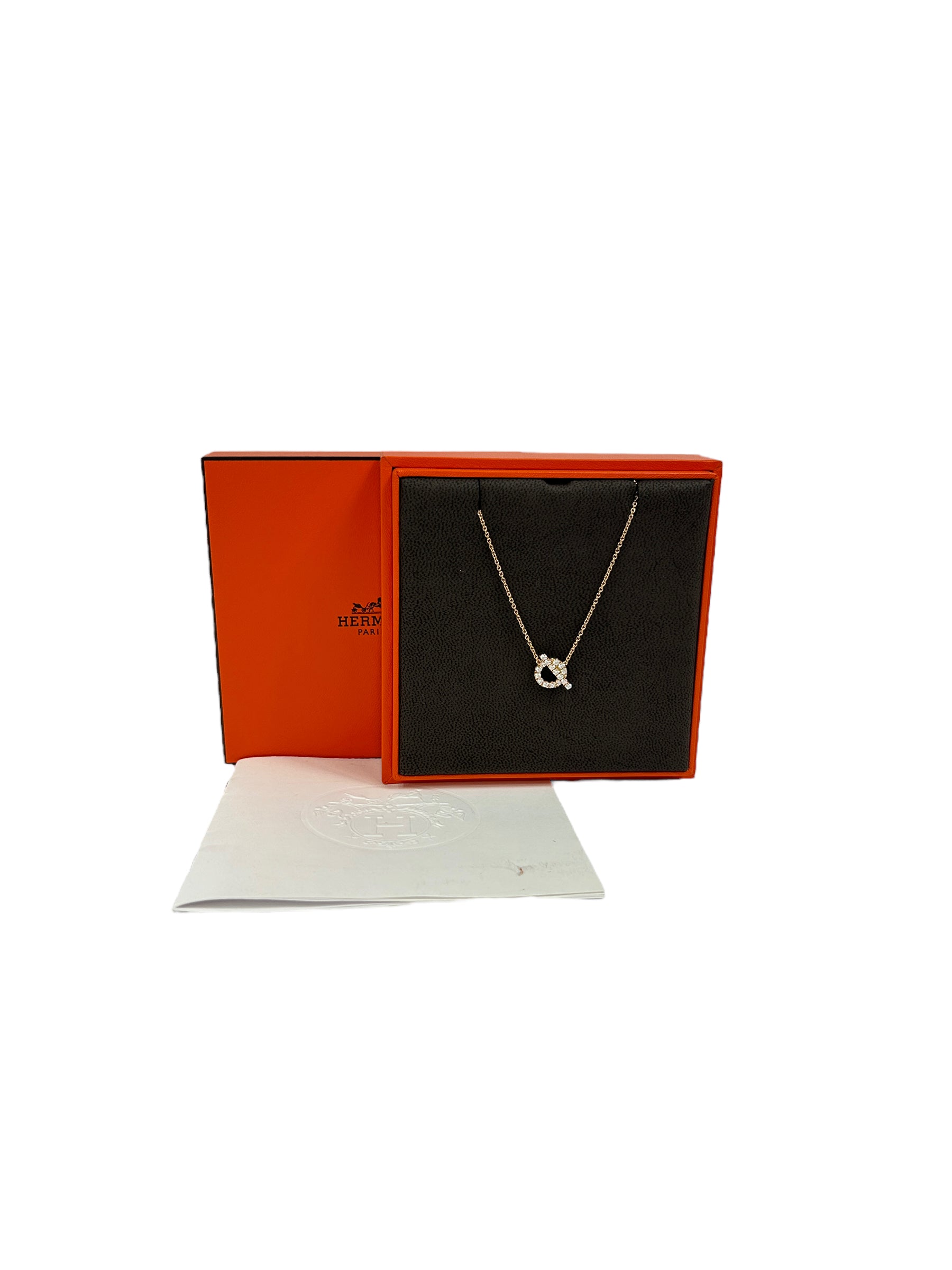 Finesse Diamond & Rose Gold Pendant Necklace