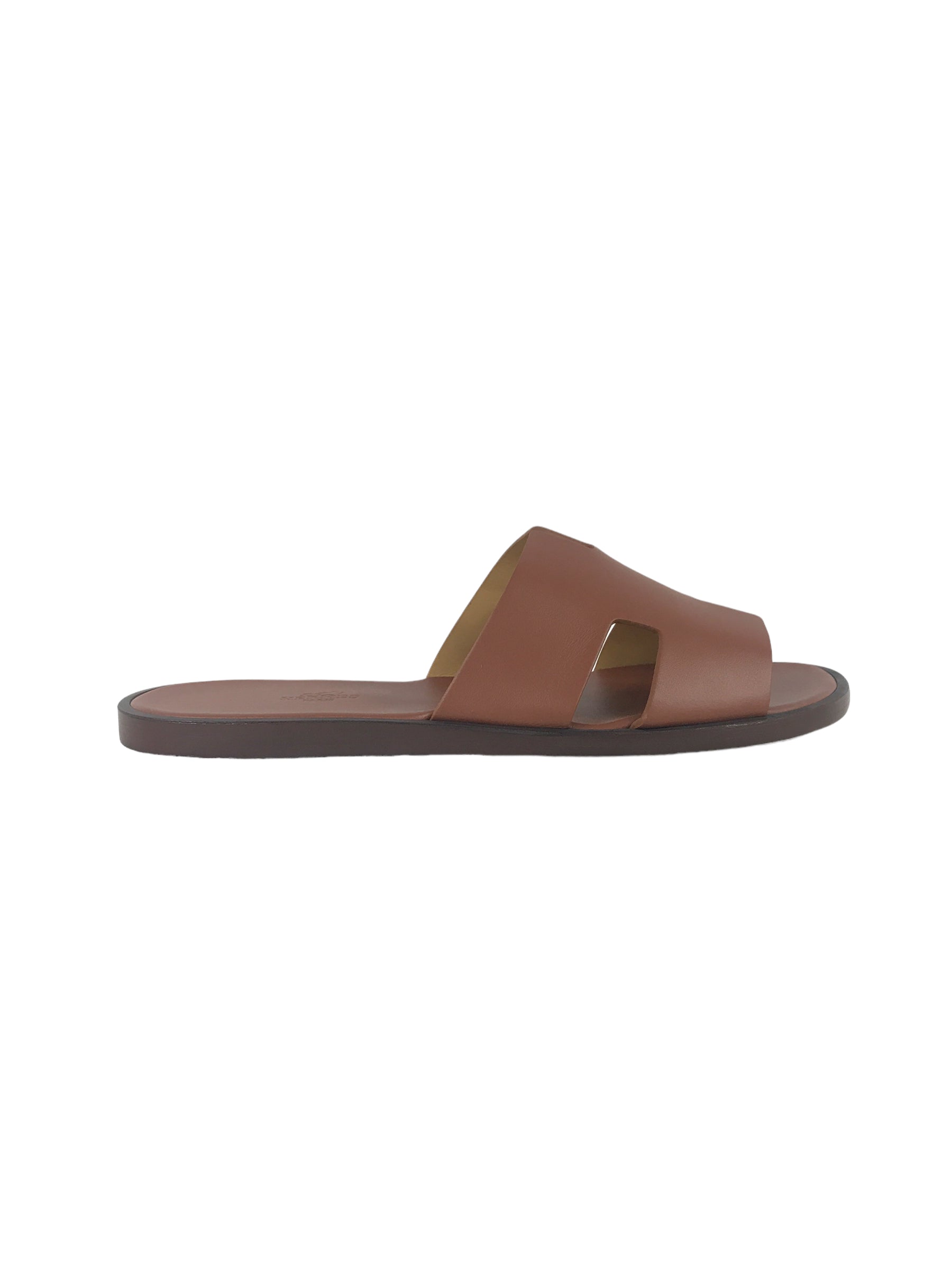 Izmir Gold Calfskin Leather Sandals