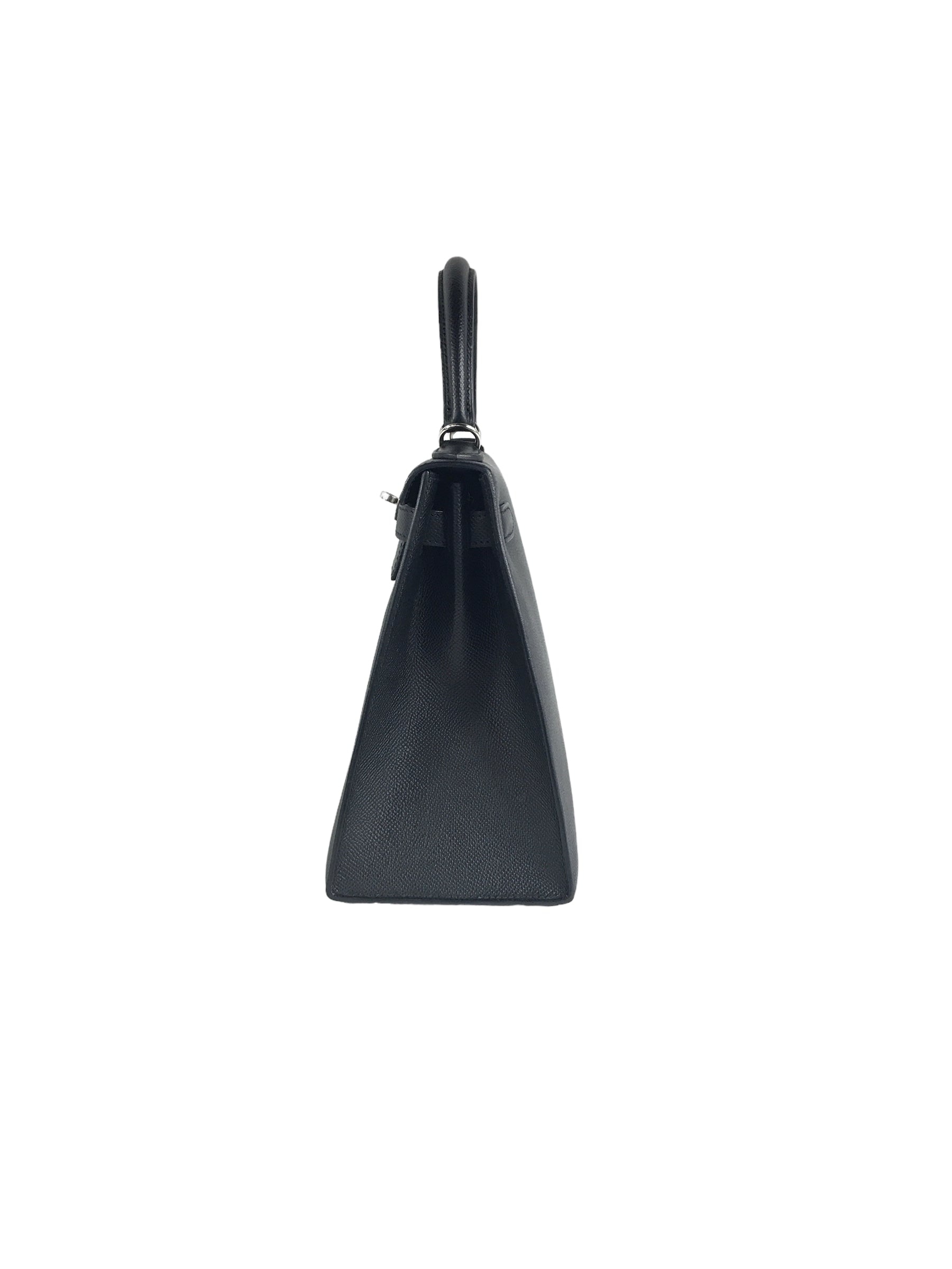Black Epsom Sellier Kelly 28 w/ PHW