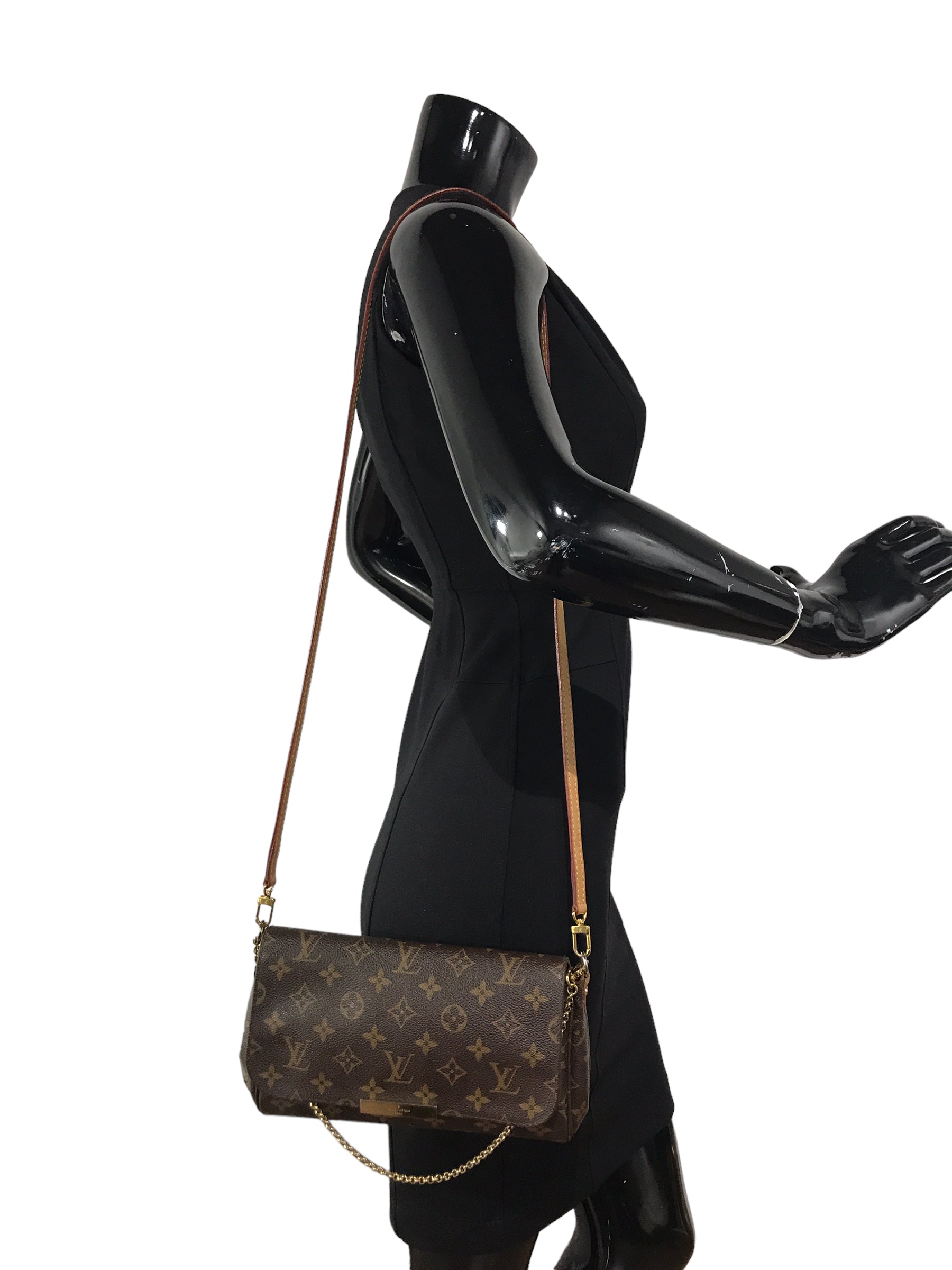 Monogram Coated Canvas Favorite PM W/GHW