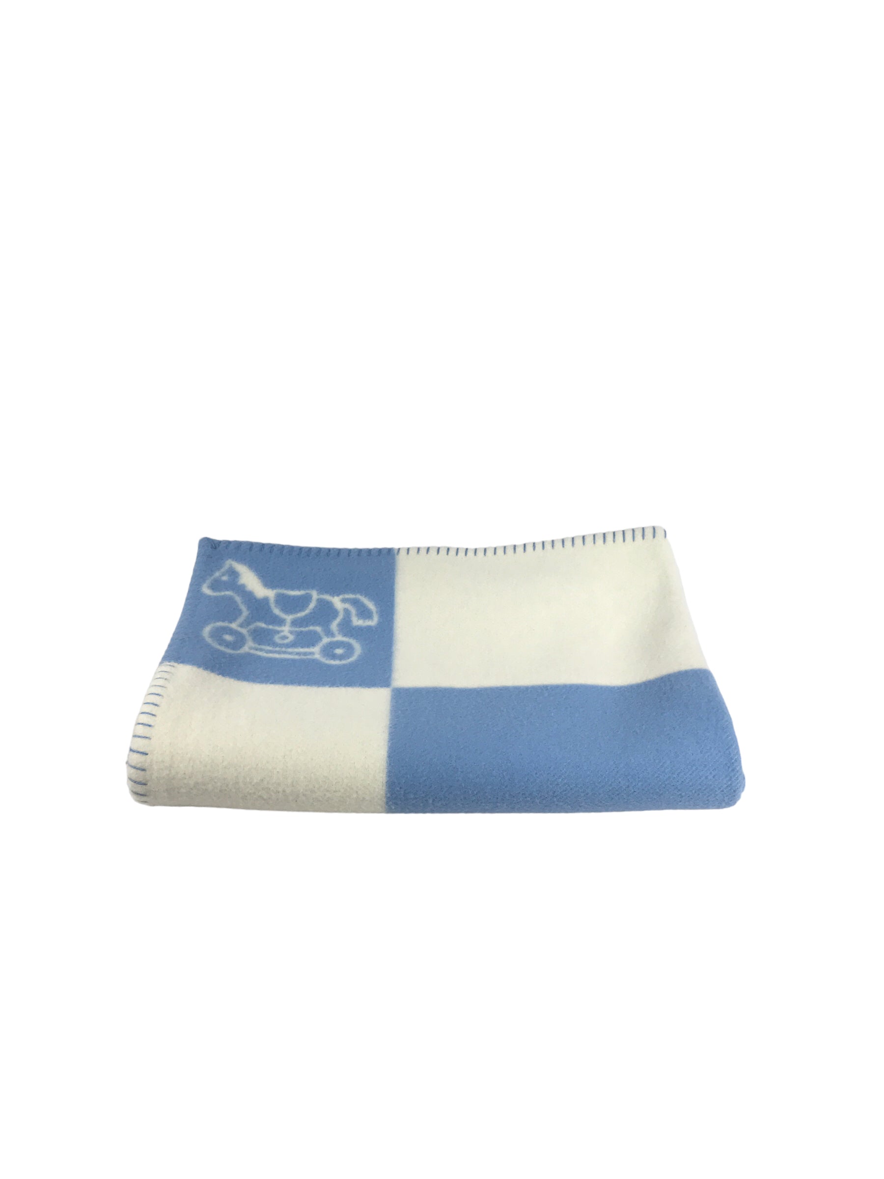 Adada Avalon Bleu Glacier Merino Wool/Cashmere Blanket
