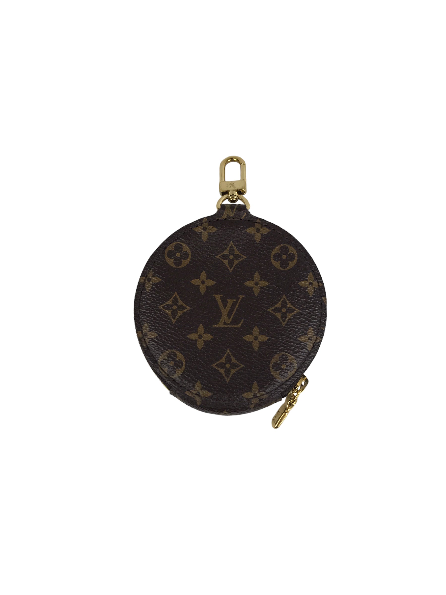 Monogram Coated Canvas Multi Pochette Khaki W/GHW