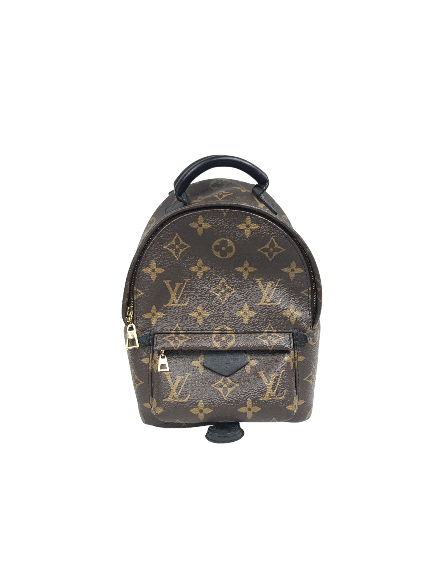 Monogram Coated Canvas Palm Springs Mini Backpack w/ GHW