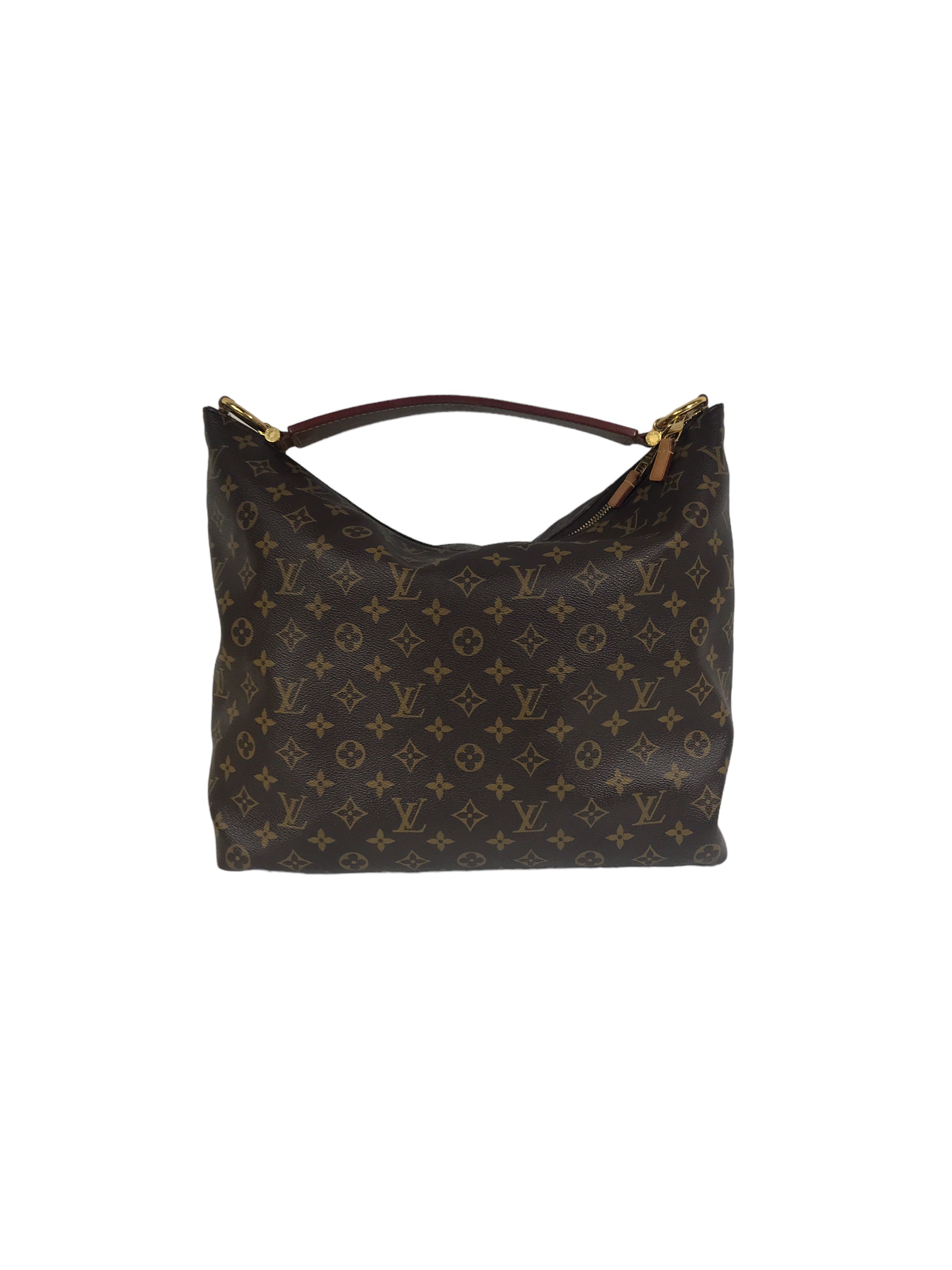 Monogram Coated Canvas Sully MM Bag W/GHW