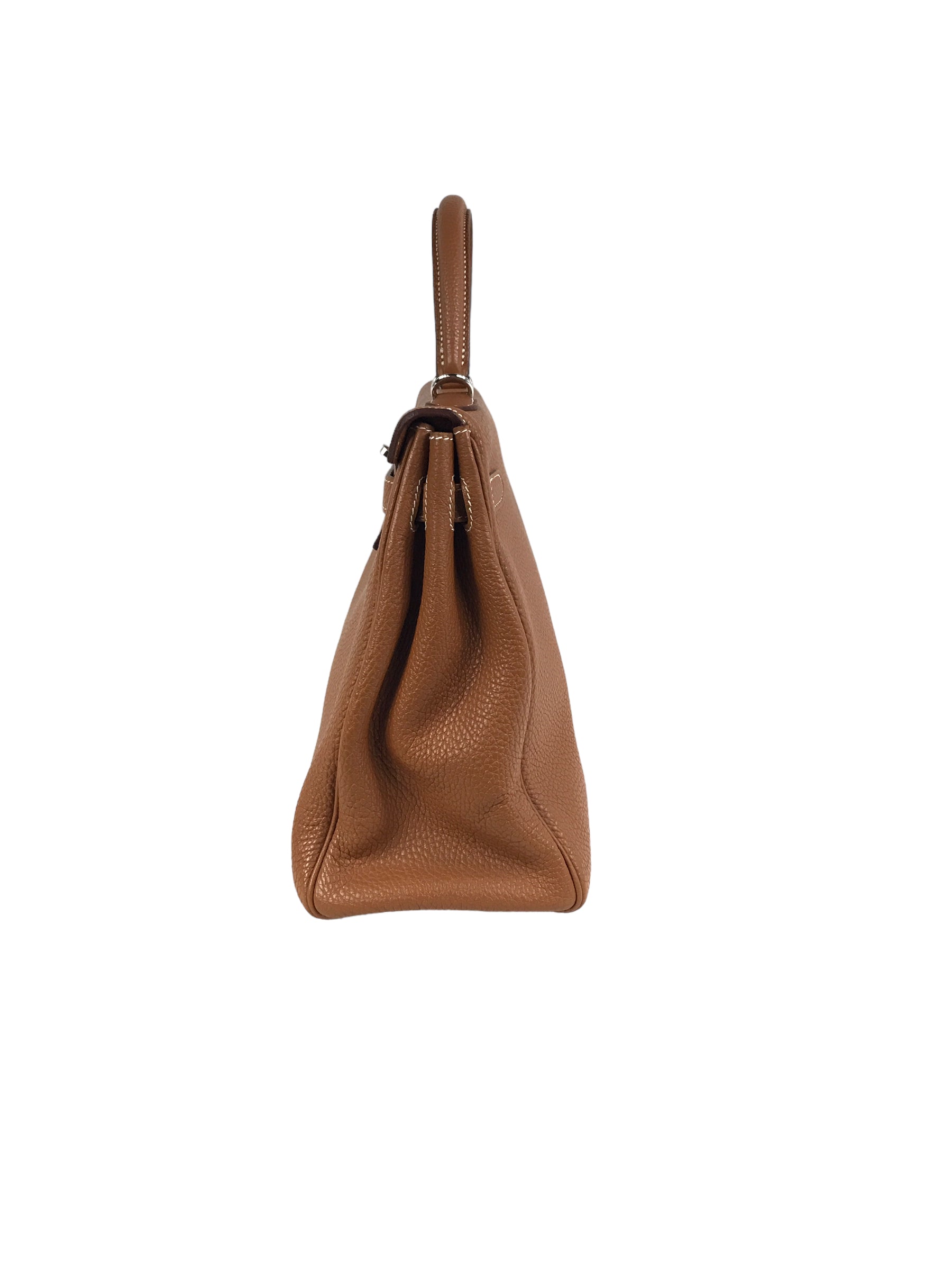 Gold Togo Kelly 35 Retourne w/PHW