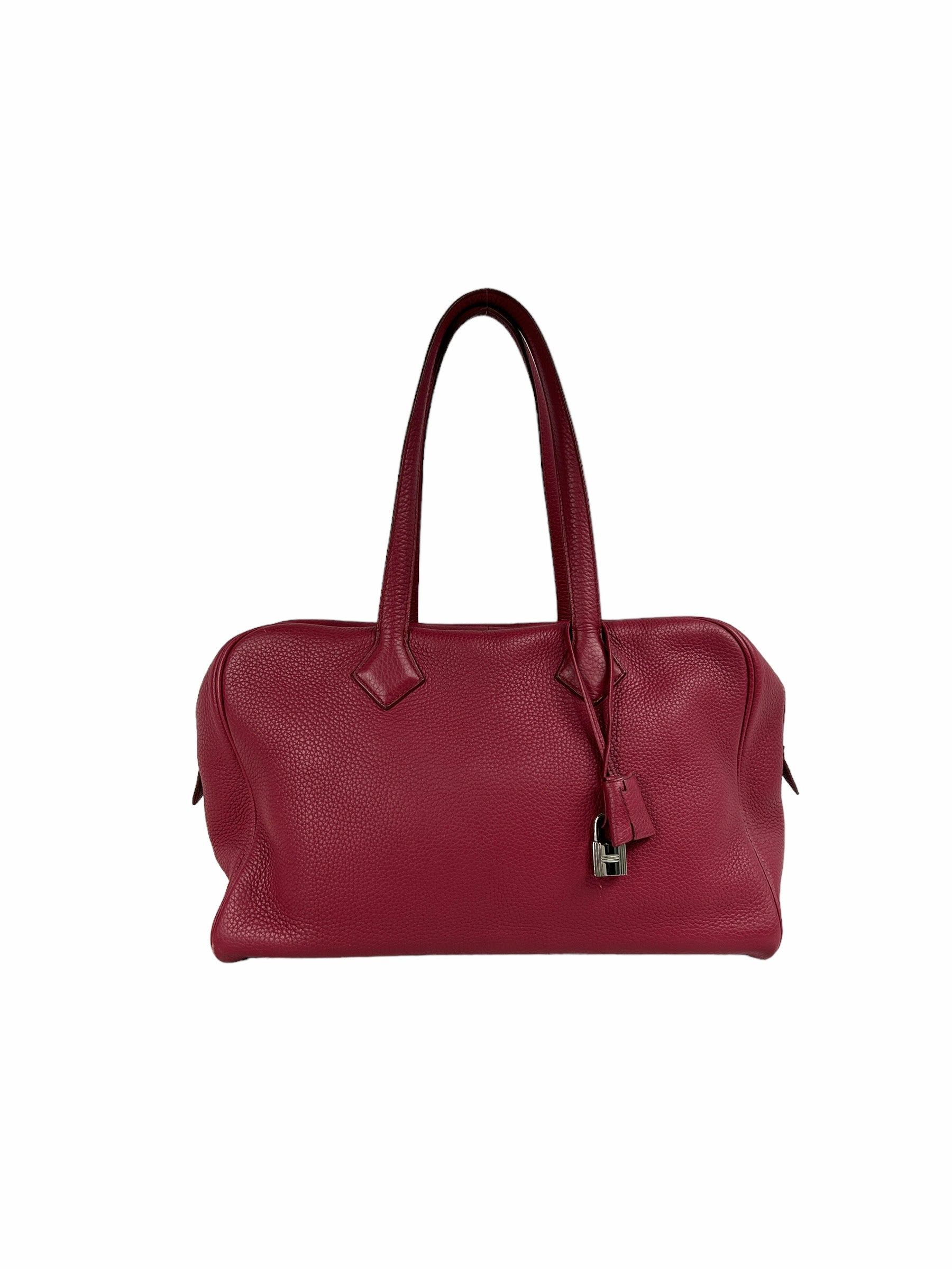 Clemence Bose De Rose Victoria 35 Shoulder Bag w/PHW