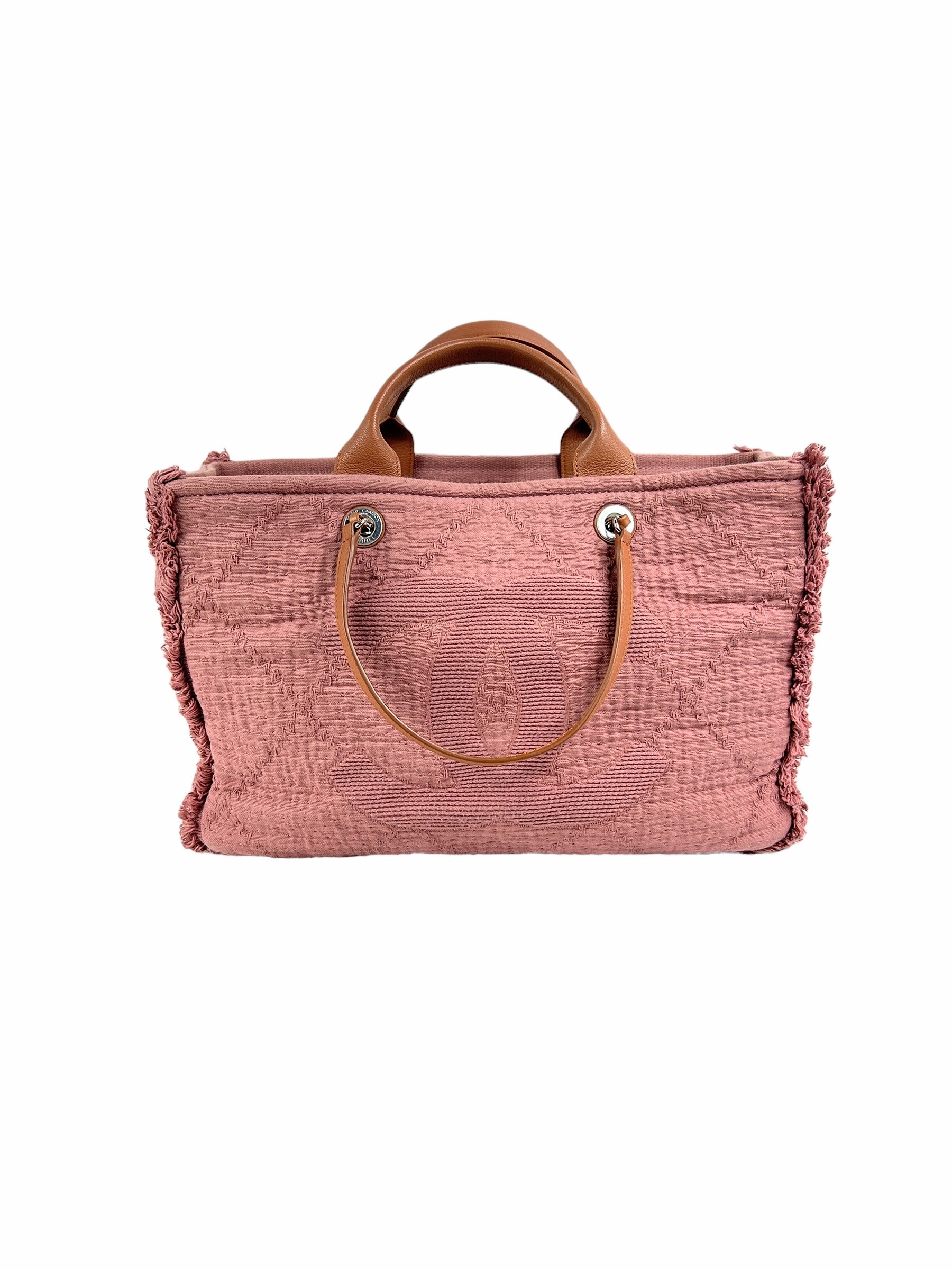Pink Large Double Face Shopping Tote w/SHW