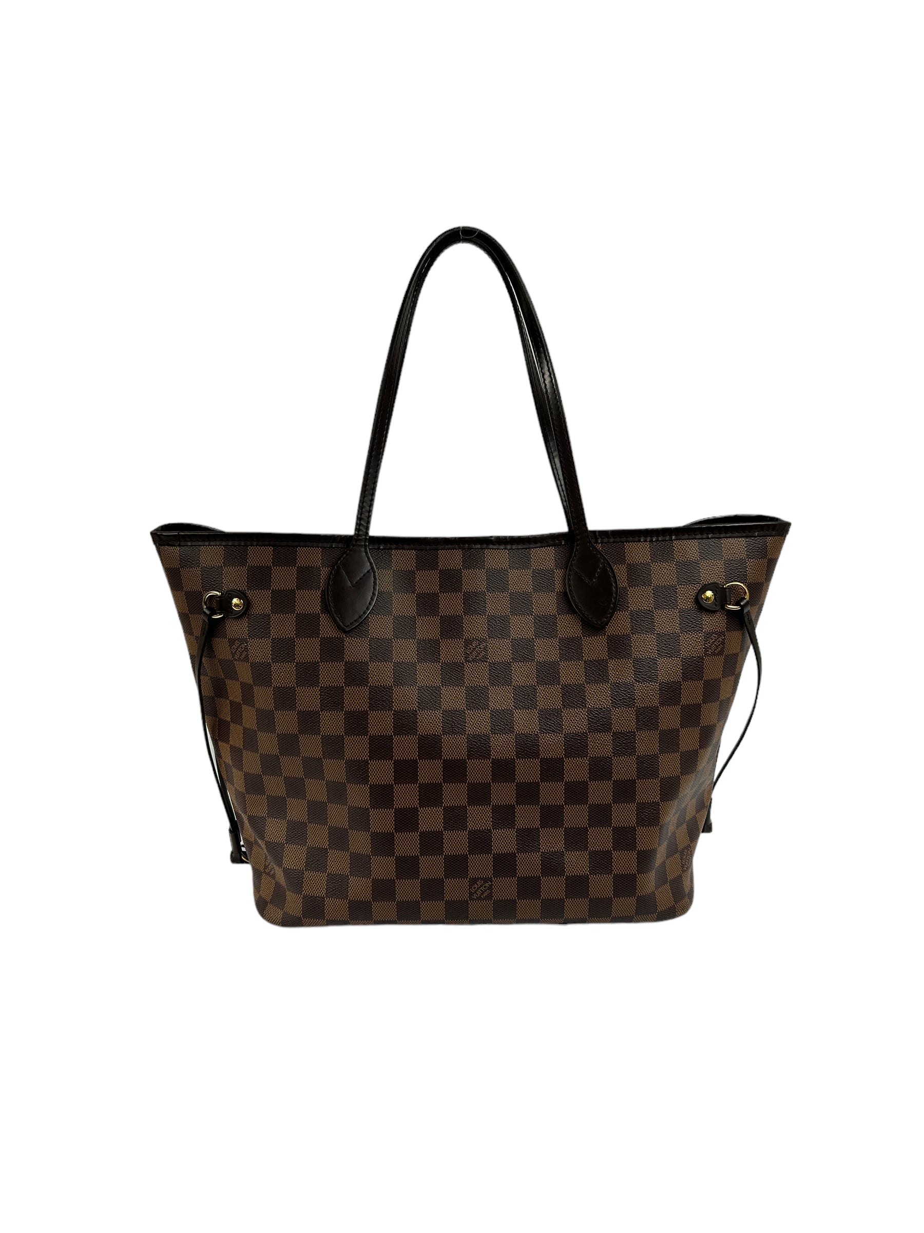 Damier Ebene Monogram Neverfull MM w/GHW